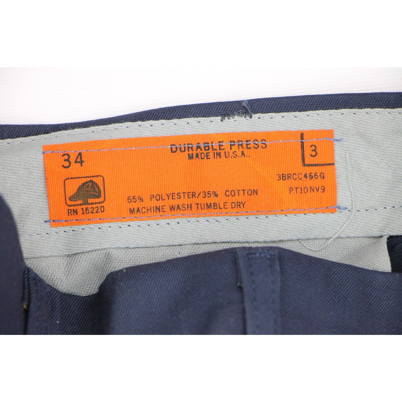 Vintage Vintage Red Kap Workwear Blue Utility Pants USA 33 Size US 33 - 3 Thumbnail