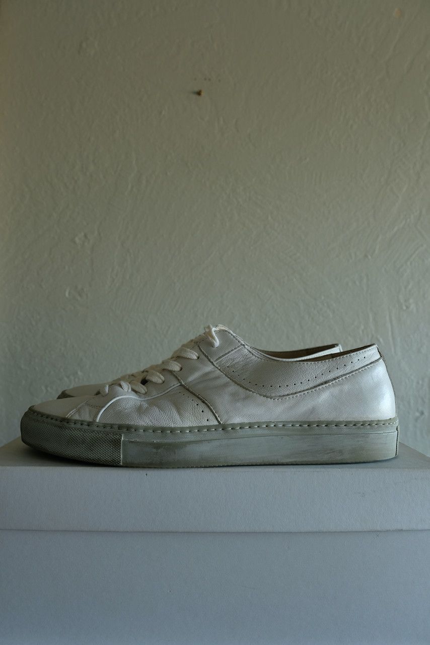 Yohji Yamamoto Y's Yohji Yamamoto White Leather Sneakers Lambskin Shoes 9 Size US 9 / EU 42 - 8 Thumbnail