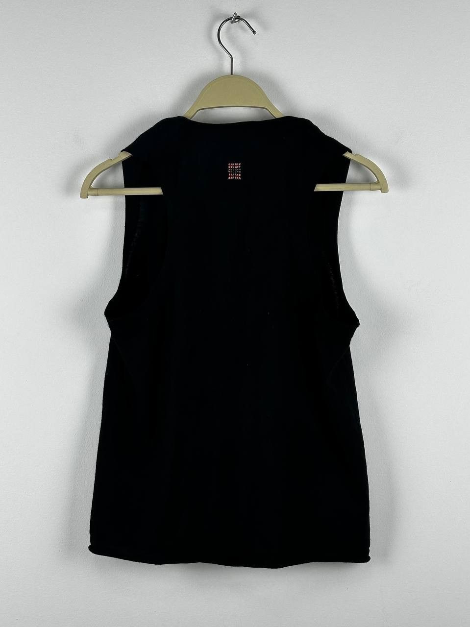Burberry × Designer × Vintage Burberry Vintage Wool Tank Top Opium Black Size M / US 6-8 / IT 42-44 - 13 Thumbnail