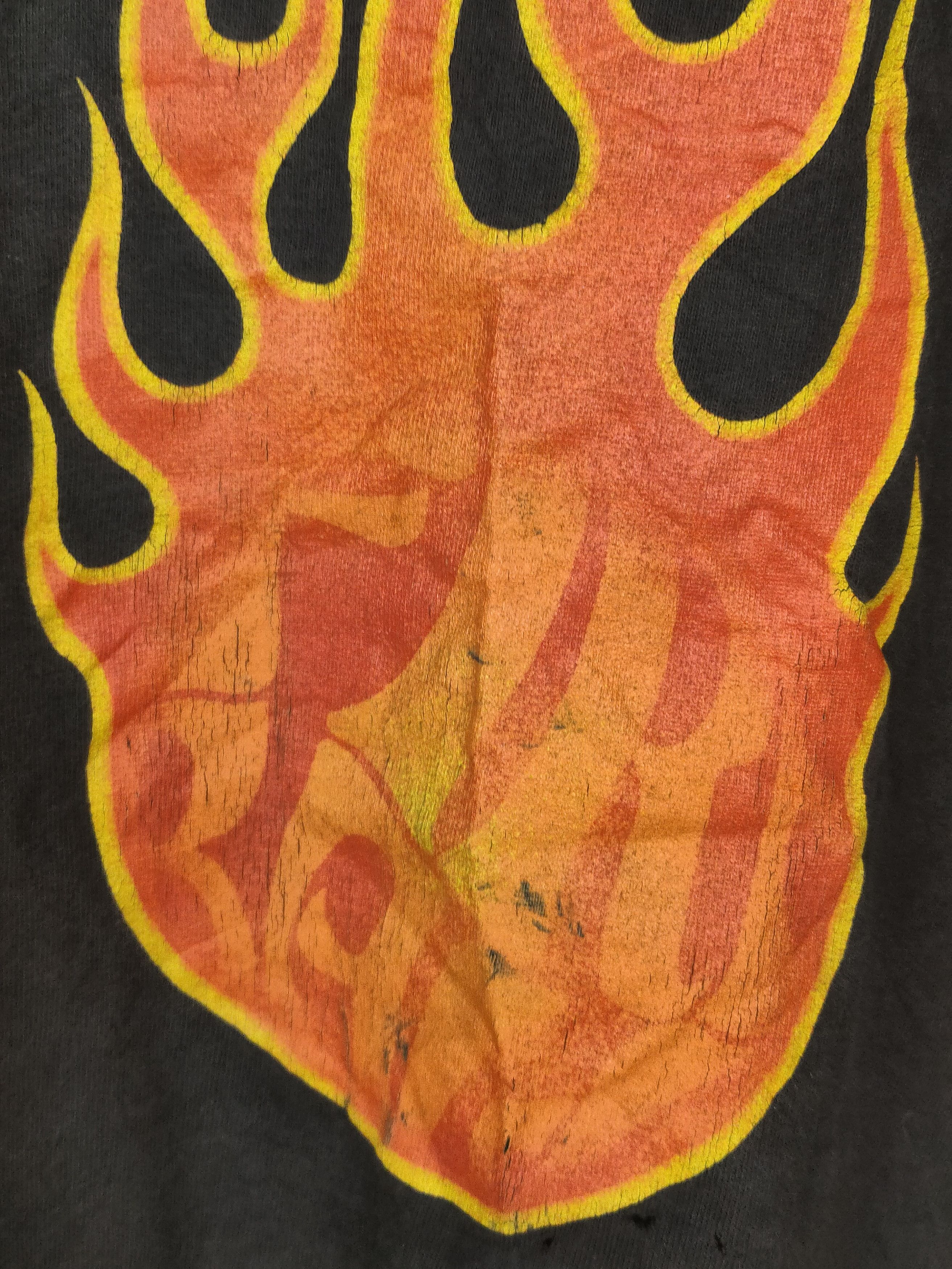 Vintage Vintage 90s Fireball Skateboard Streetwear Shirt Size US L / EU 52-54 / 3 - 3 Thumbnail