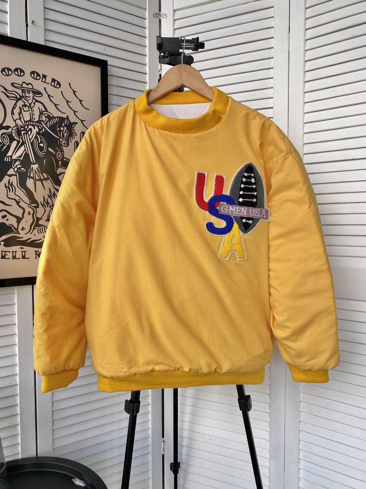 Starter × Vintage Vintage 90s University Patch USA Football NFL Jacket Size US S / EU 44-46 / 1 - 1 Thumbnail