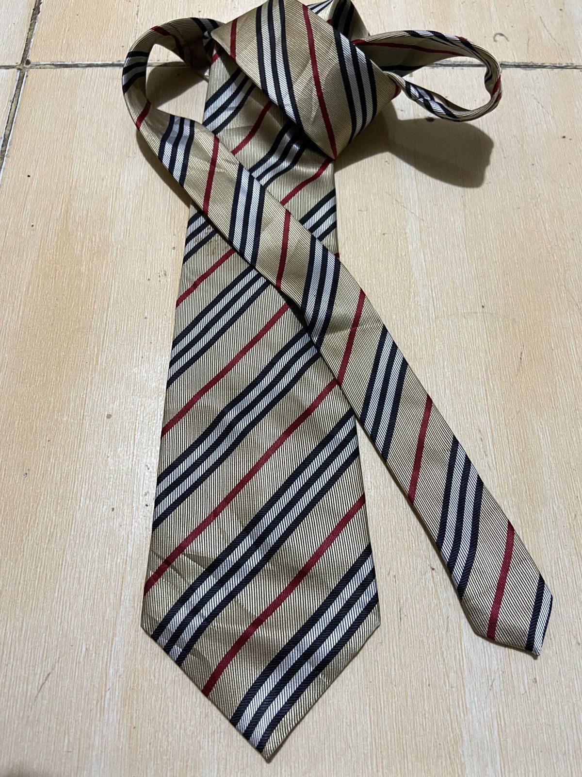 Burberry × Vintage Burberry Novacheck Tie Size ONE SIZE - 1 Thumbnail