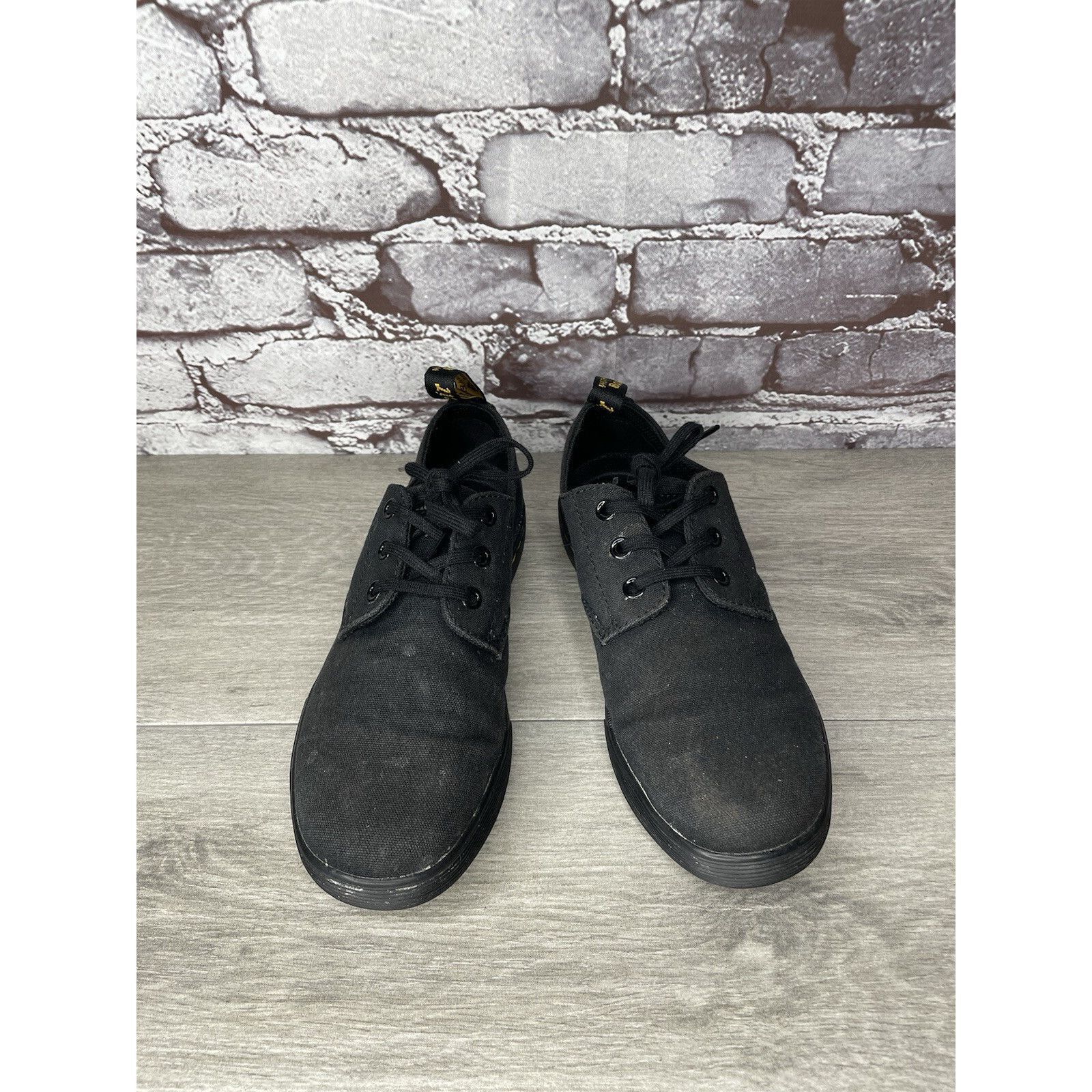 Dr. Martens Doc Dr. Martens SantAnita Black Airwair Casual Lace Up Shoes Size US 6 / IT 36 - 20 Thumbnail