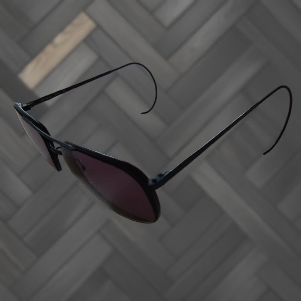 Vintage VINTAGE ArtCraft Sunglasses Frames Only Men 58×18 Black Prescription Small Scratches Size ONE SIZE - 1 Thumbnail
