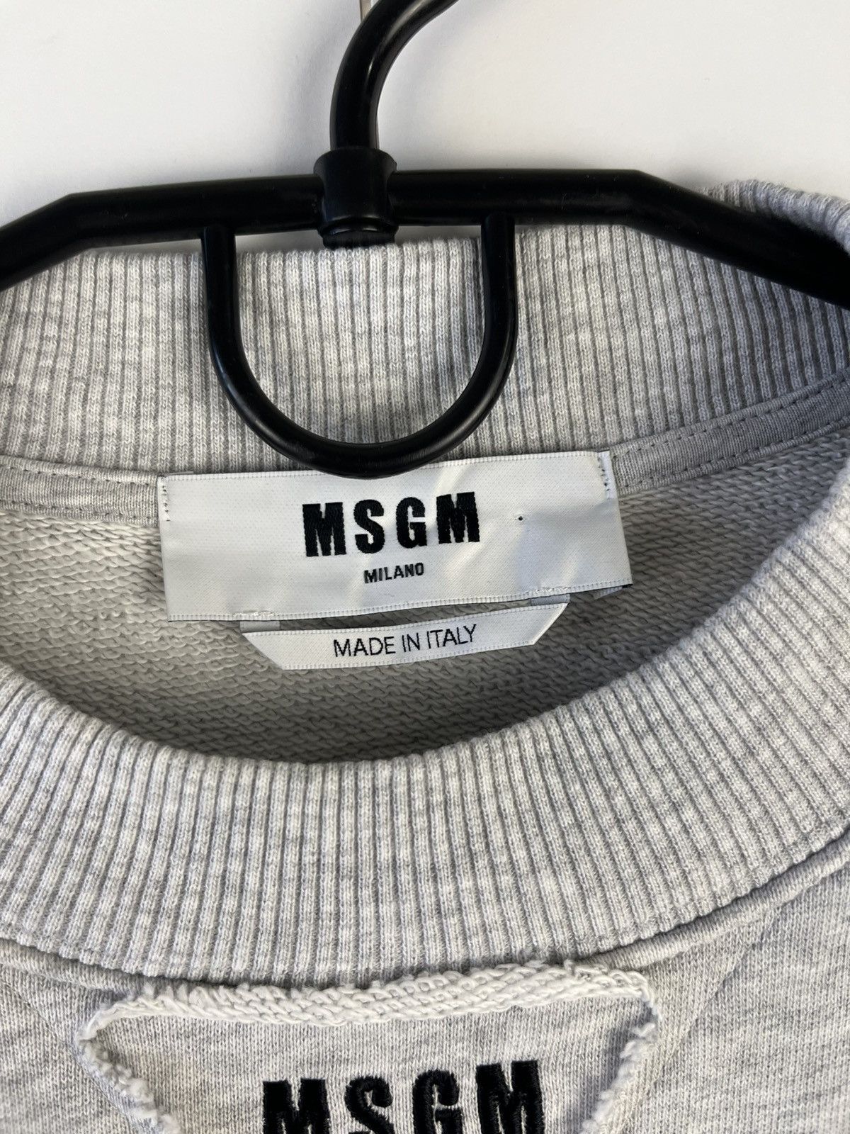MSGM MSGM Luxury Logo Cotton Sweatshirt Made in Italy Size US M / EU 48-50 / 2 - 7 Thumbnail