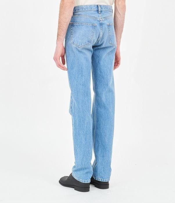 Maison Margiela o1bcso1str0226 L’s Wash Slim Jeans in Blue Size US 34 / EU 50 - 4 Thumbnail