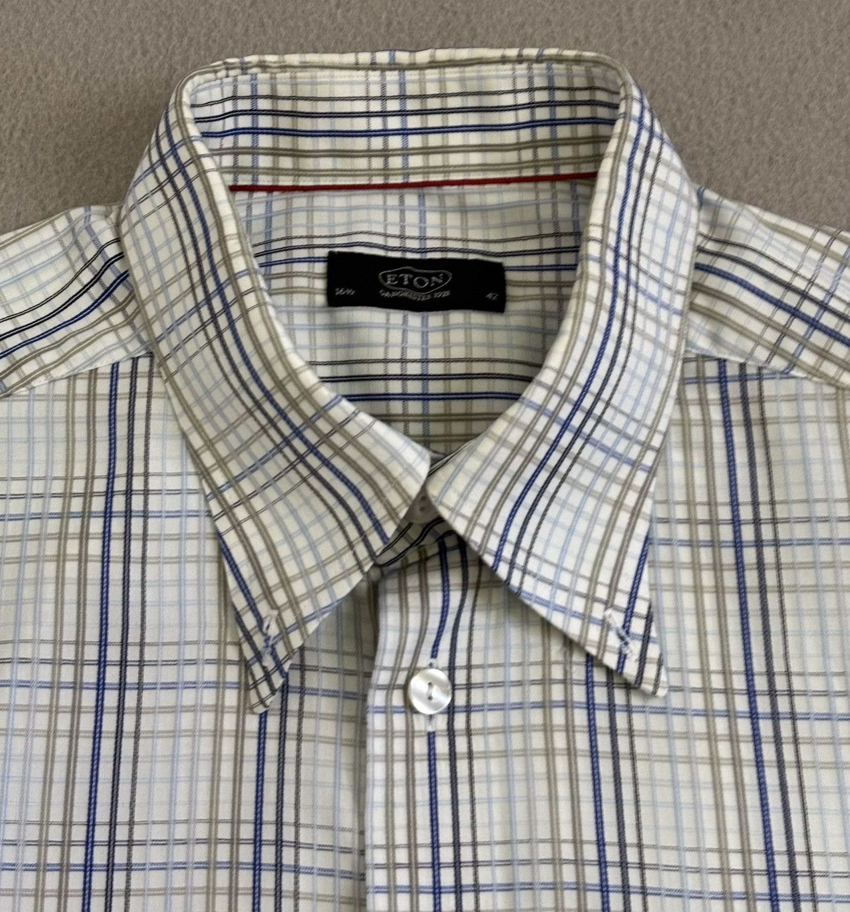 Eton Eton shirt white checks size 42 Size US L / EU 52-54 / 3 - 12 Thumbnail