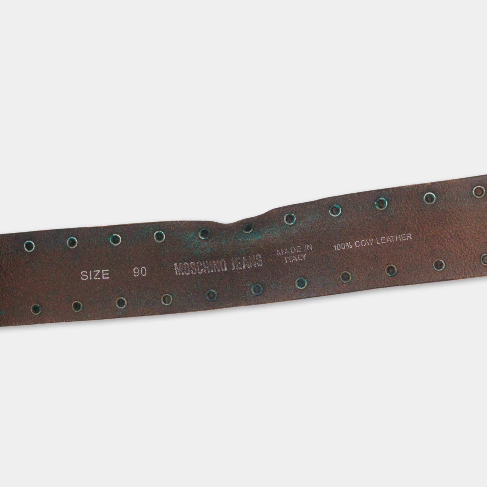 Moschino Moschino Just Available Buckle Belt Size ONE SIZE - 3 Thumbnail