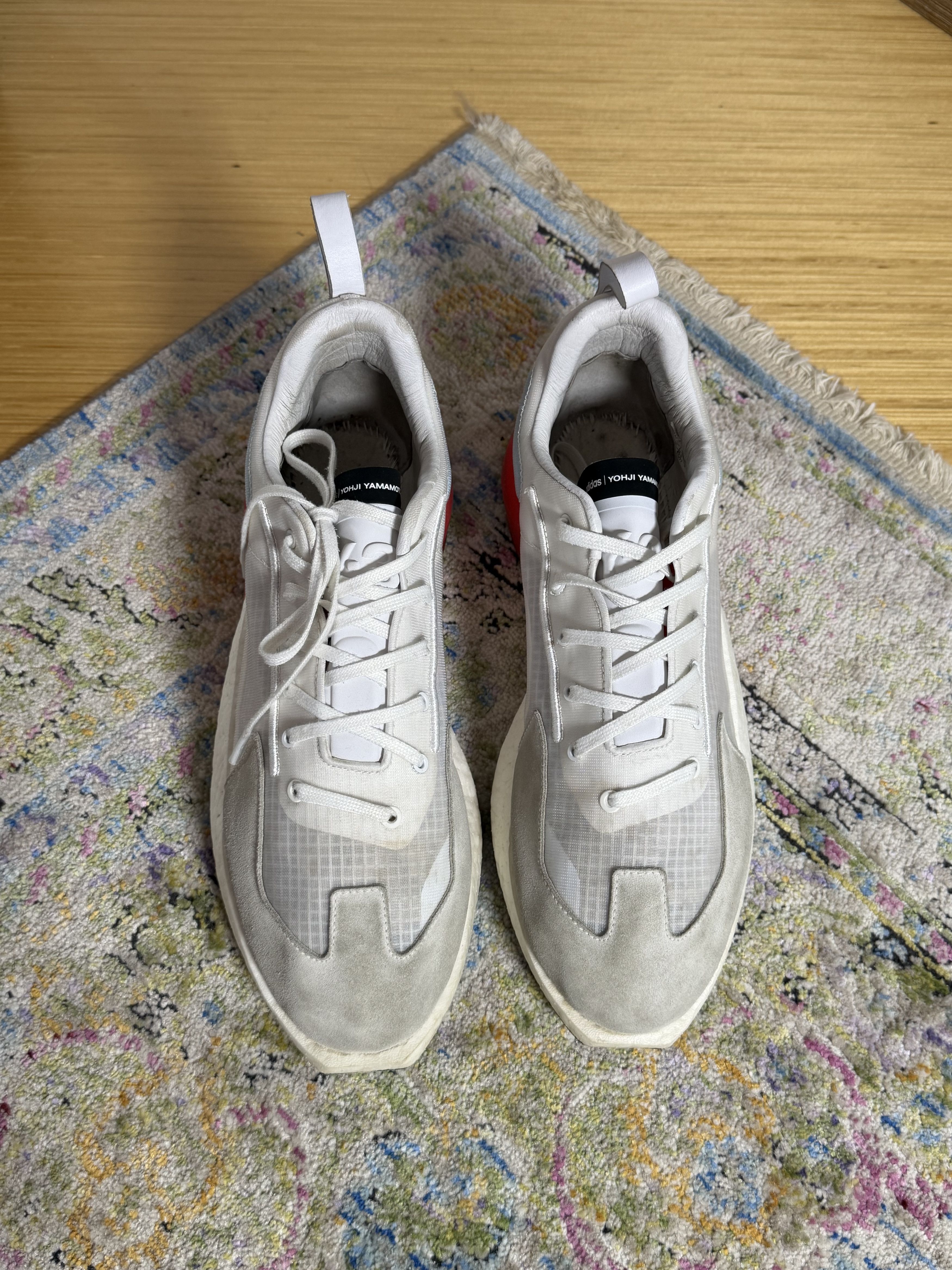 Adidas × Y-3 adidas Y-3 Orisan White Red Cyan Sneakers Size US 11 / EU 44 - 6 Thumbnail