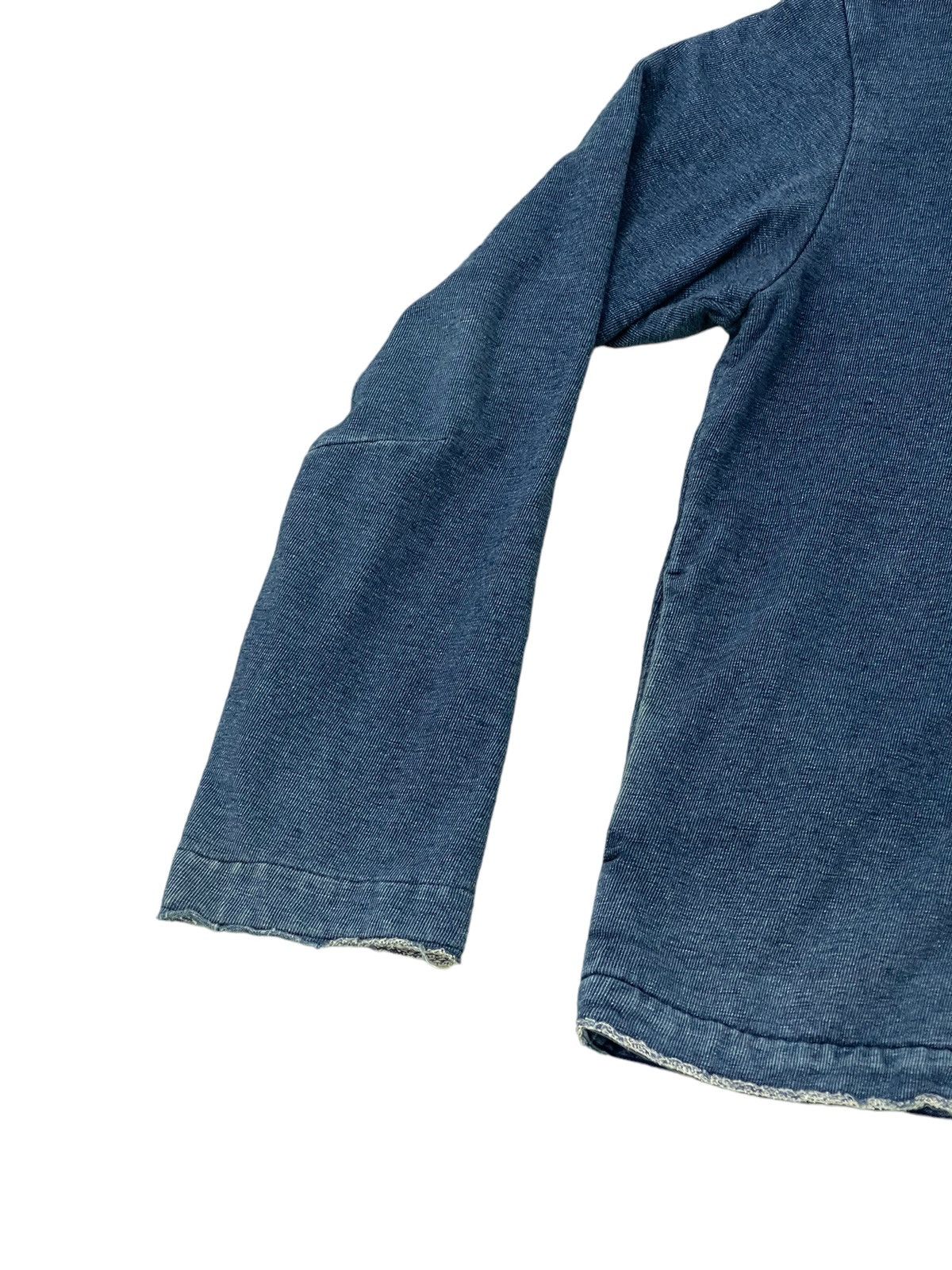 45rpm Button Hoodie 45rpm Indigo Sweatshirt Naval Distress 5🟩5 Size US M / EU 48-50 / 2 - 6 Thumbnail