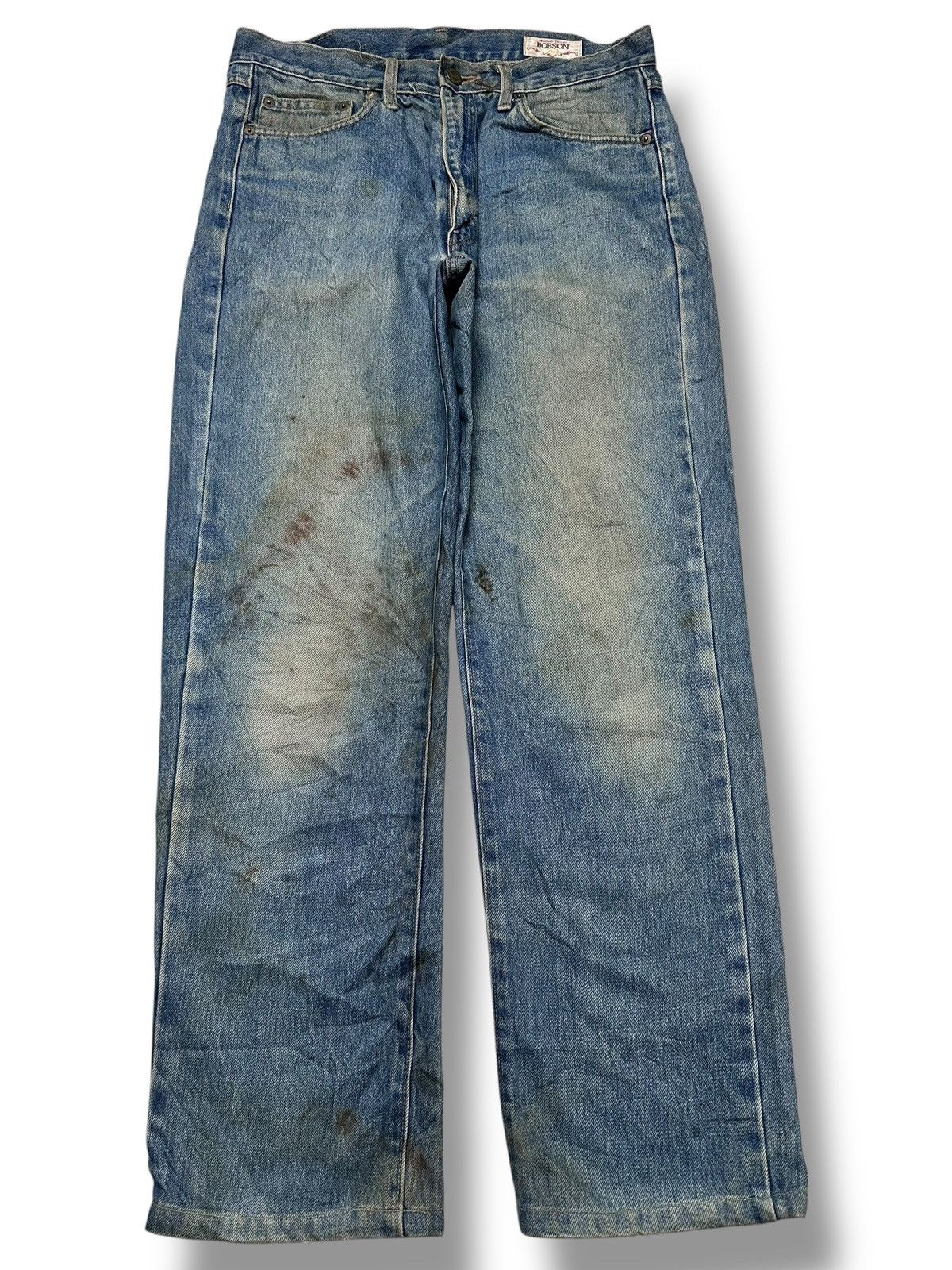 Japanese Brand Bobson Vintage Baggy Loose Style With Faded and Mudwash Size US 32 / EU 48 - 1 Thumbnail