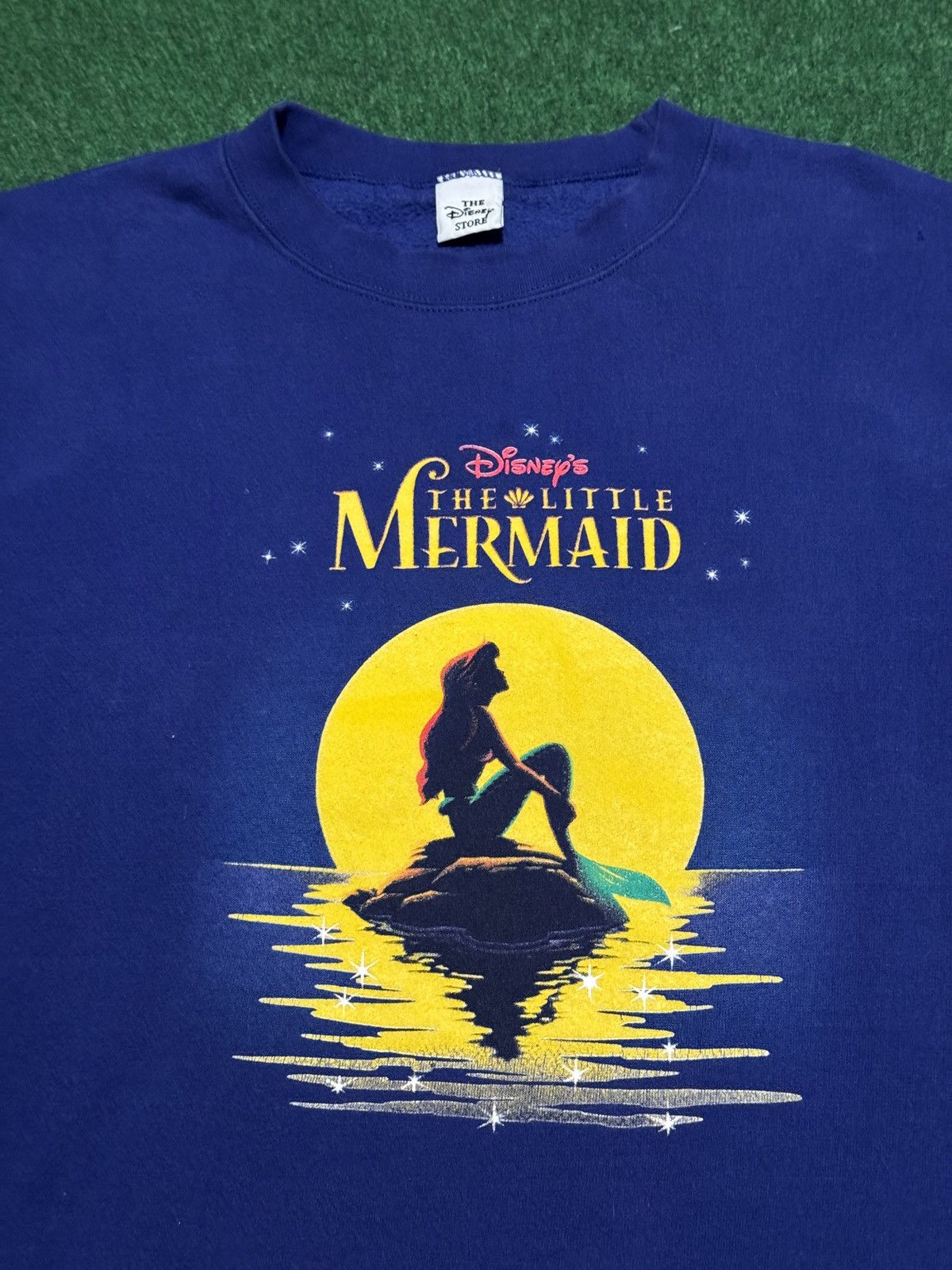 Disney Vtg 90s Disney Little Mermaid RARE Movie Promo Sweatshirt Size US XXL / EU 58 / 5 - 2 Thumbnail