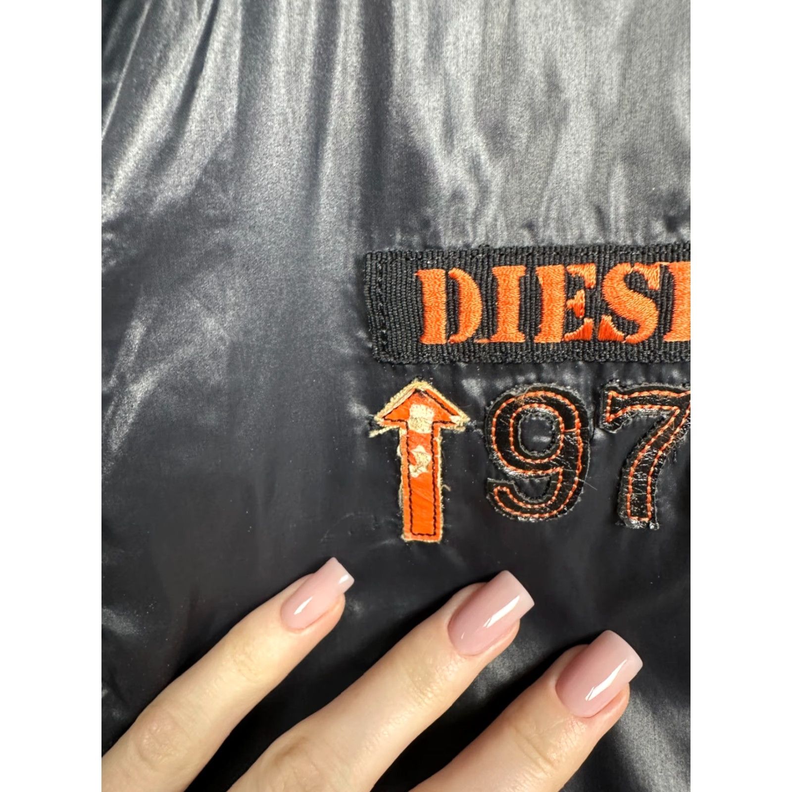Diesel Diesel Jacket Mens Nylon Vintage L Black Logo Windbreaker Size US L / EU 52-54 / 3 - 4 Thumbnail