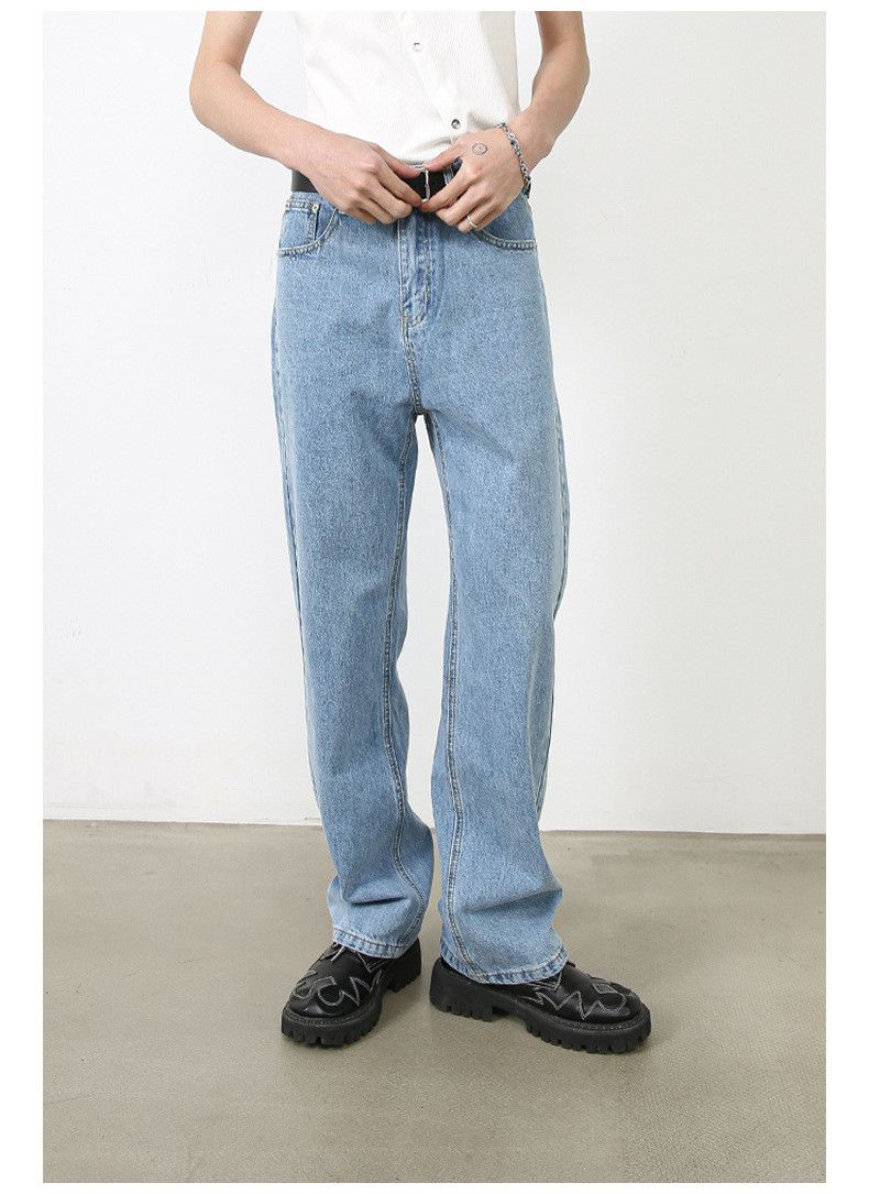 Japanese Brand × Jean Street classic retro washed jeans are versatile Size US 32 / EU 48 - 1 Thumbnail