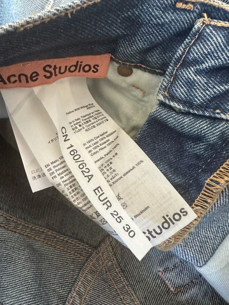 Acne Studios Acne Studios Blue long-legged jeans Size 25" / US 0 / IT 36 - 4 Thumbnail