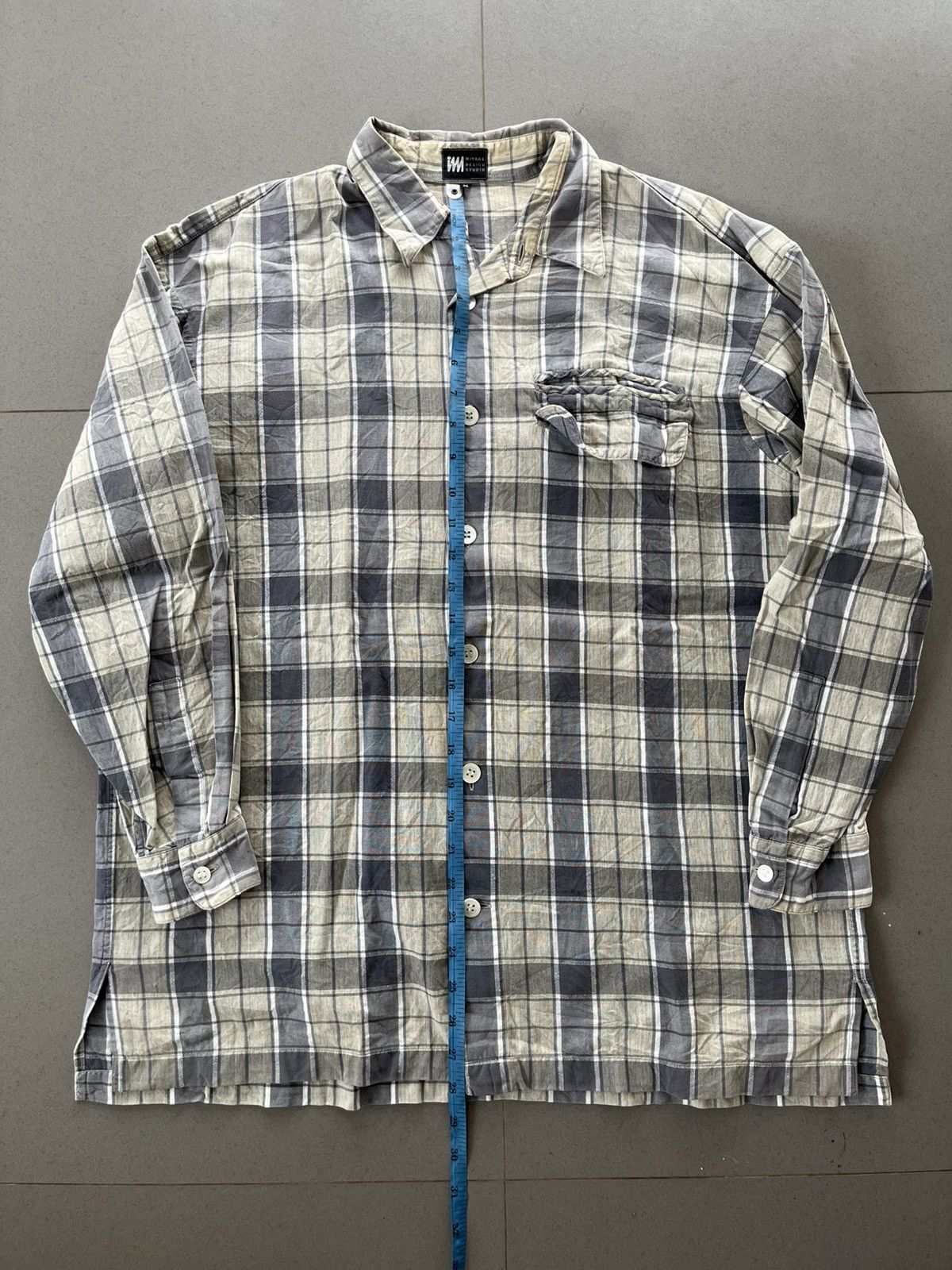Issey Miyake ISSEY MIYAKE DESIGN STUDIO VINTAGE SHIRTS BUTTON UPS POCKET Size US M / EU 48-50 / 2 - 14 Thumbnail