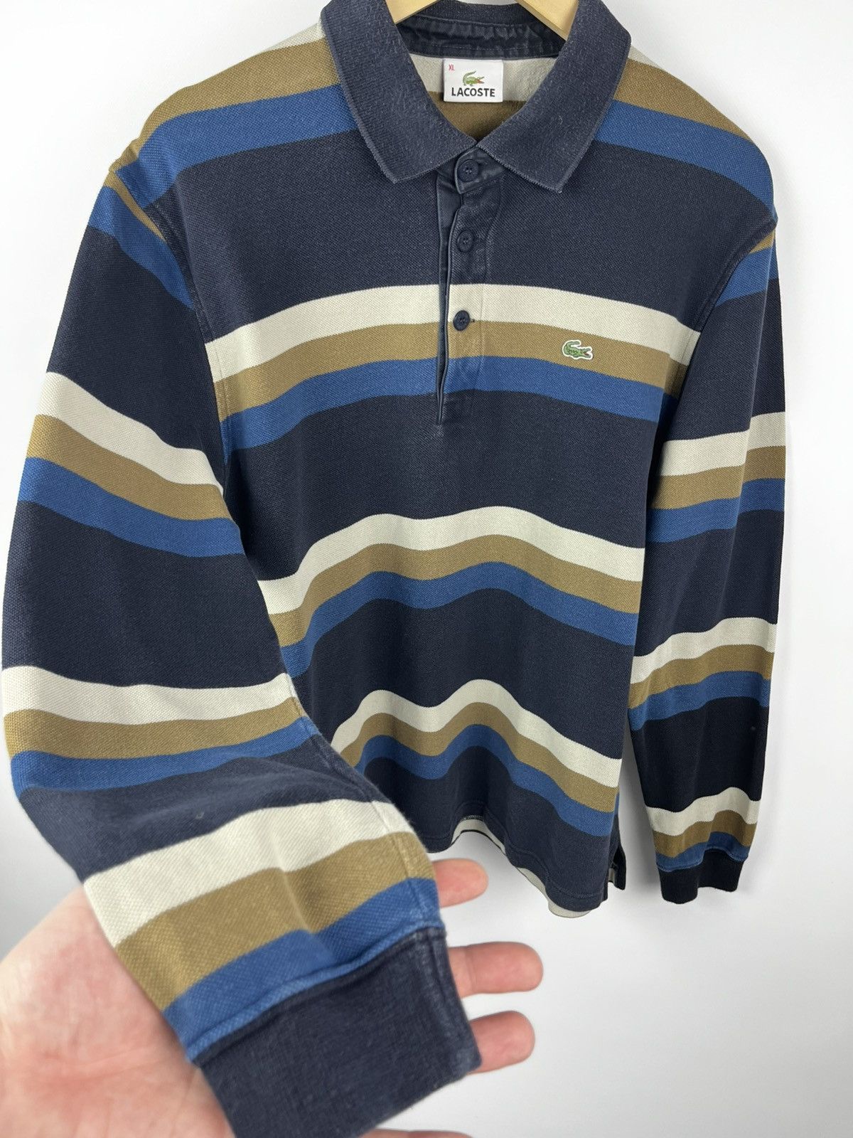 Lacoste Lacoste rugby shirt vintage size xl Size US XL / EU 56 / 4 - 7 Thumbnail