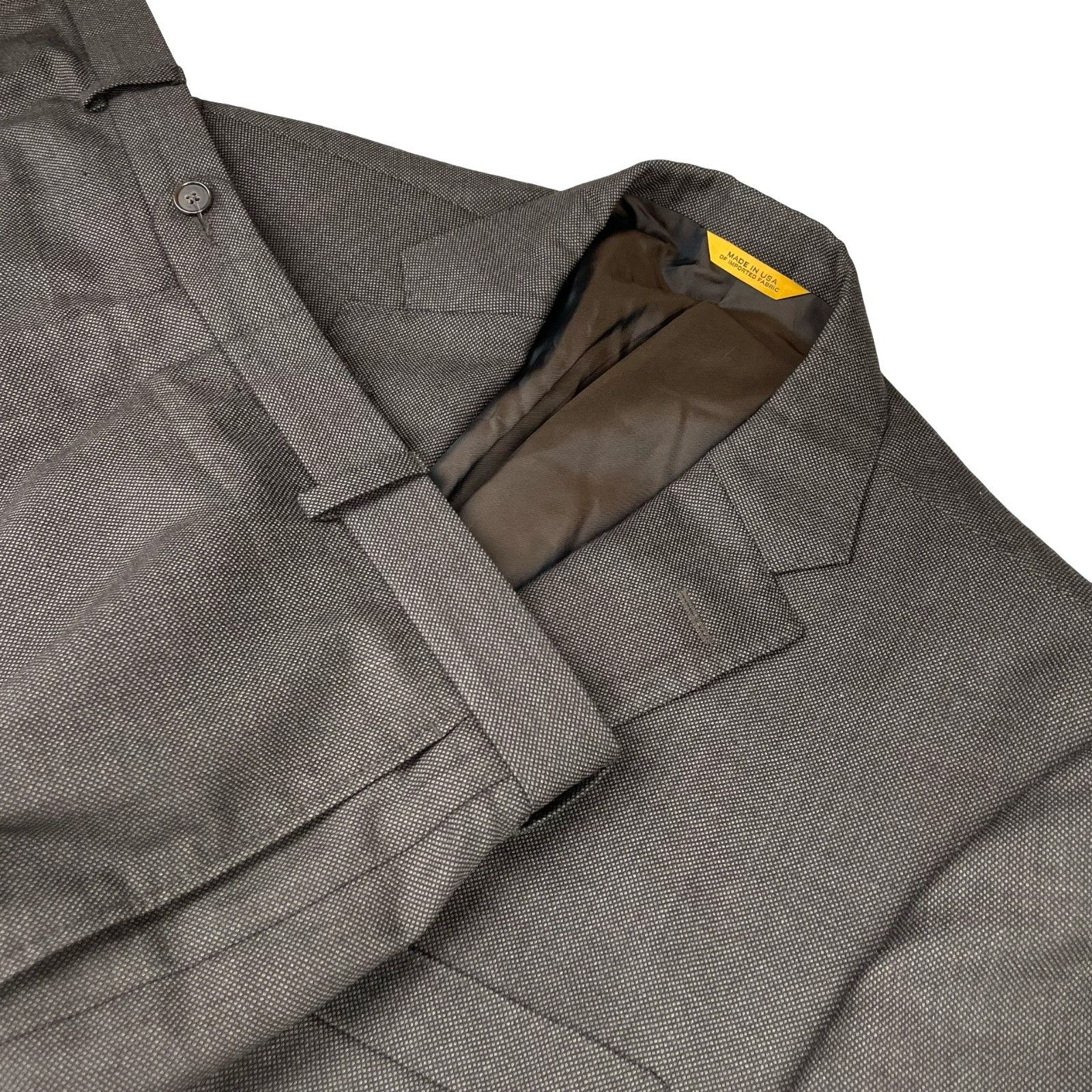 Hickey Freeman Hickey Freeman x Maus Hoffman Men’s Suit Brown Birdseye • US Size 44L - 1 Thumbnail