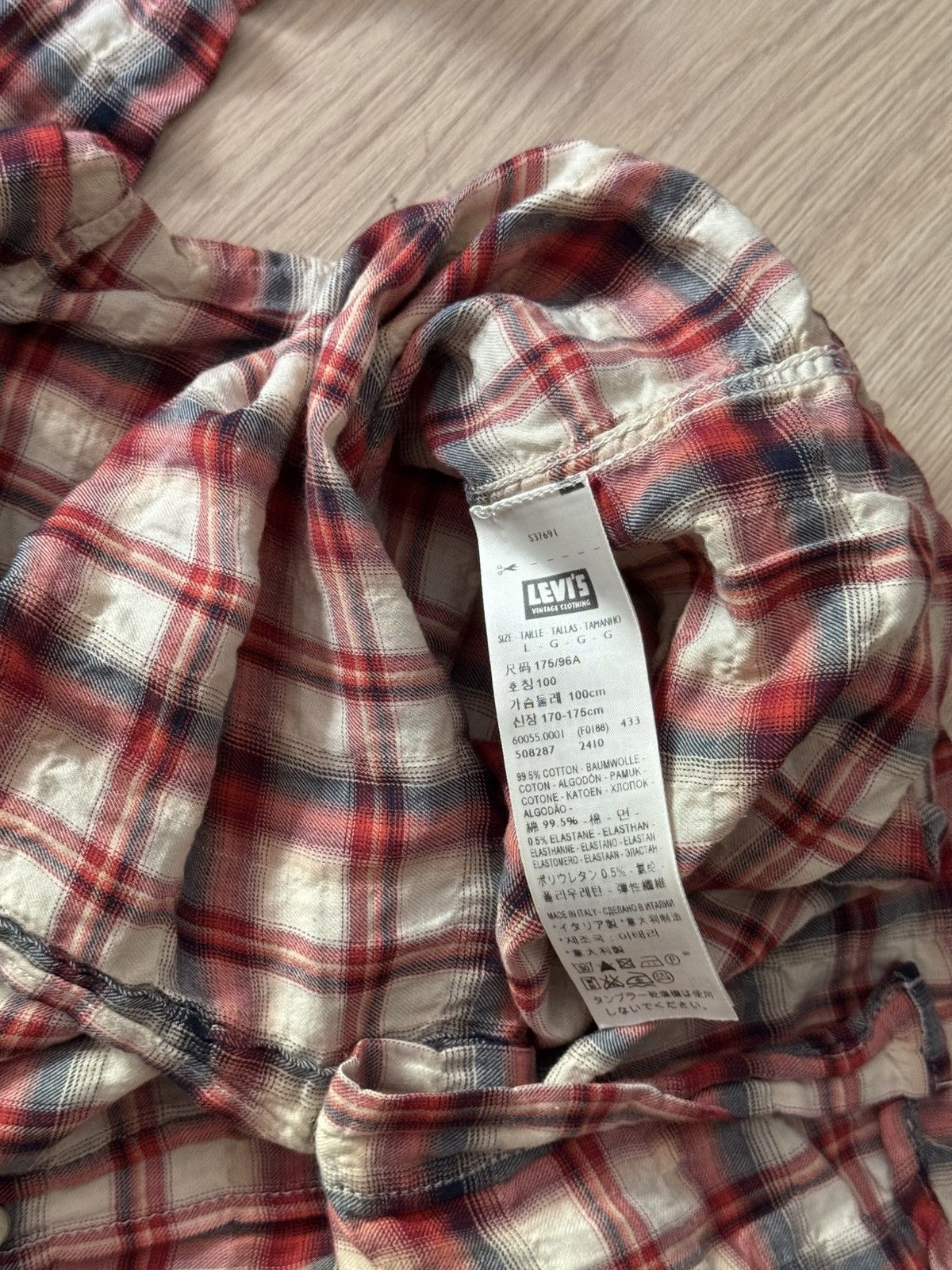 Levi's Vintage Clothing Levi’s Vintage Clothing Western Cowboy Rare Flannel Shirt Size US L / EU 52-54 / 3 - 7 Thumbnail