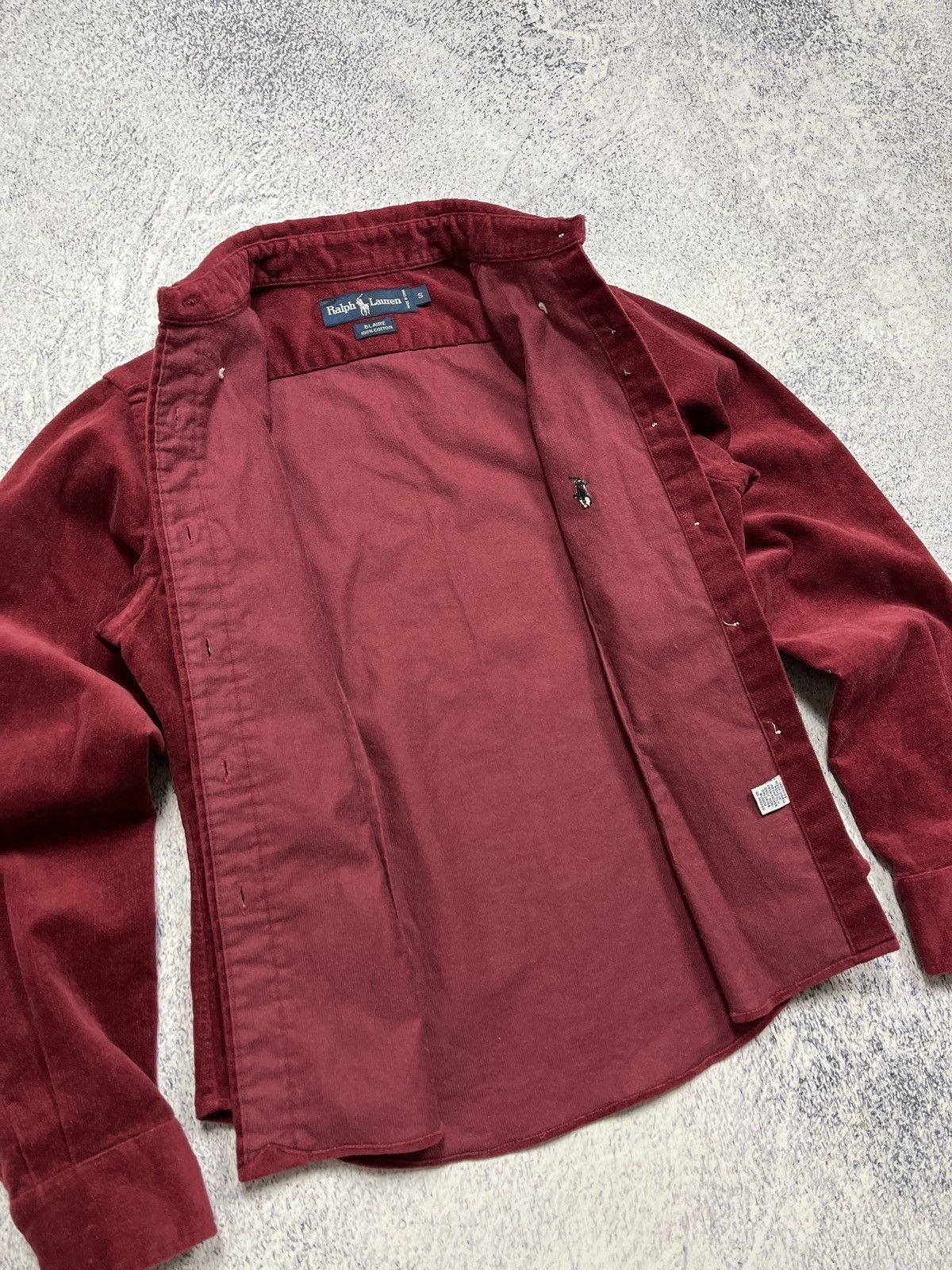 Polo Ralph Lauren × Vintage 🔥 Vintage Polo Ralph Lauren Velour Cropped Jacket Luxury Y2k Size S / US 4 / IT 40 - 9 Thumbnail