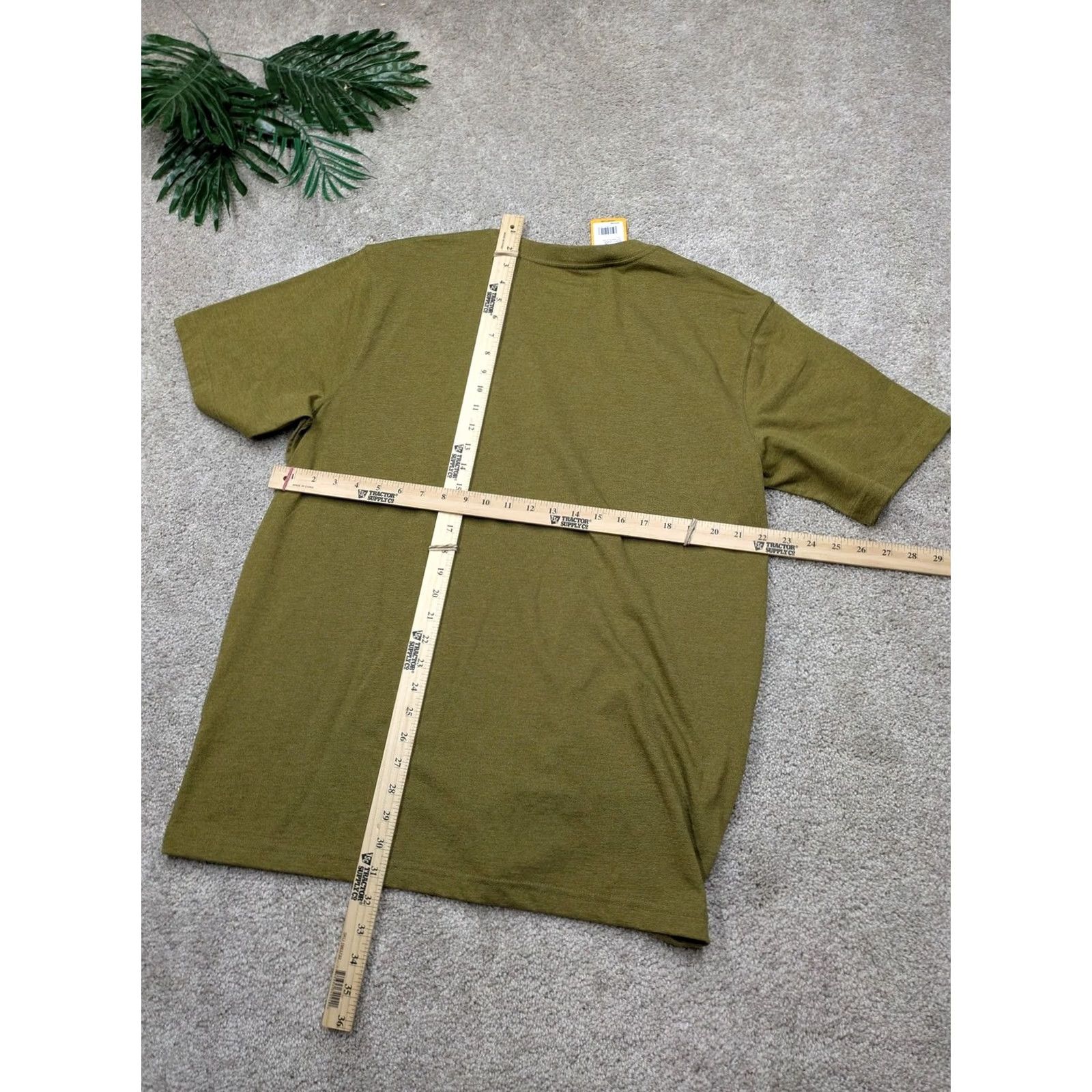 Carhartt Carhartt Shirt Mens Large Green Relaxed Fit Script Patch Workwear Tee Size US L / EU 52-54 / 3 - 7 Thumbnail