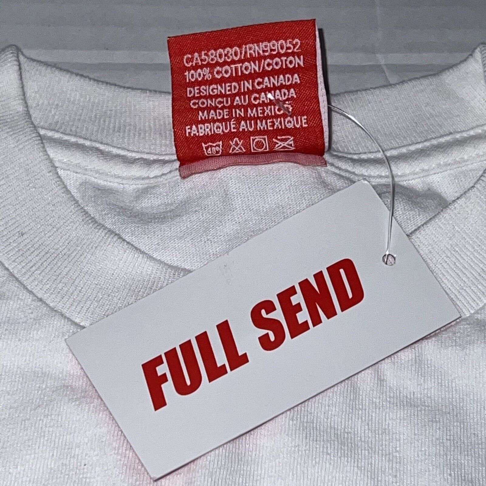 Full Send NWT Full Send Nelk Boys Rated F Shirt Men’s Size Small White Size US S / EU 44-46 / 1 - 4 Thumbnail