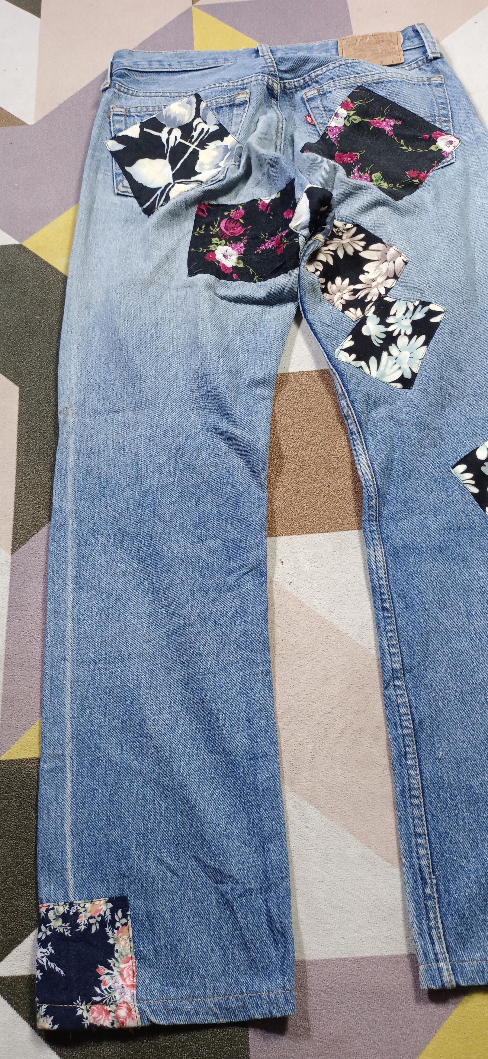 Levi's Levi's "Get Into Troubl 3" Patch Work Denim Size 30" / US 8 / IT 44 - 8 Thumbnail