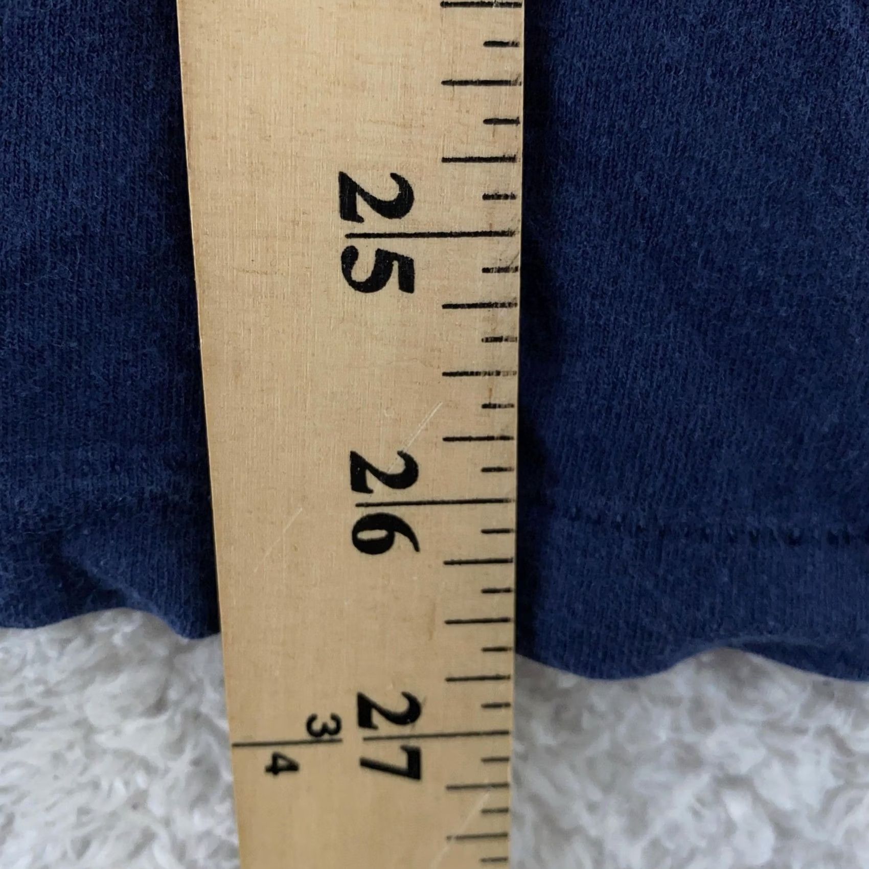 Hanes Vintage Hanes Pocket Shirt Mens M Crewneck Cotton Tee Dark Blue Size US M / EU 48-50 / 2 - 6 Thumbnail