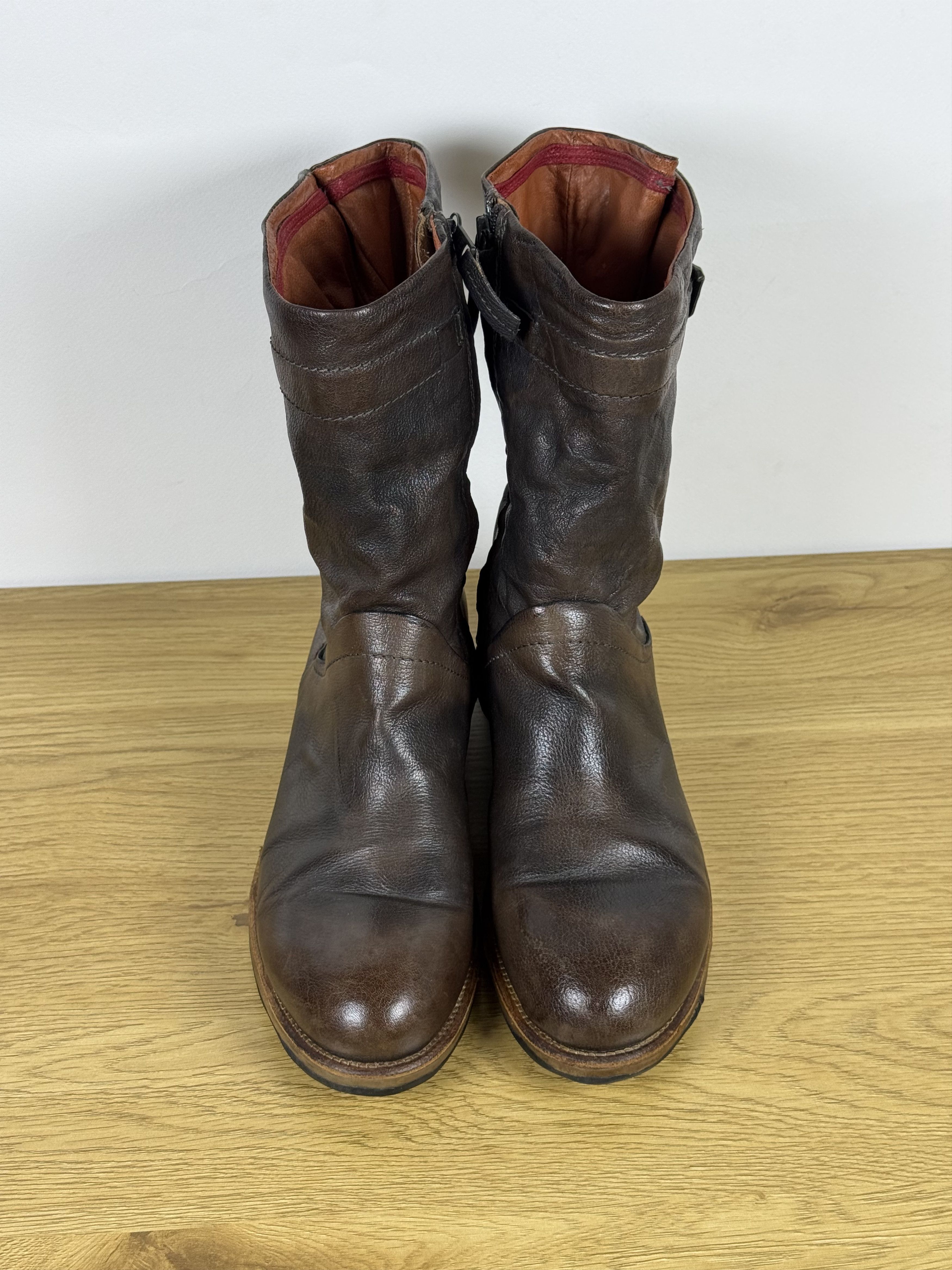 A.S.98 A.S. 98 Leather Zip Boots Avantgarde (42) Size US 9 / EU 42 - 3 Thumbnail