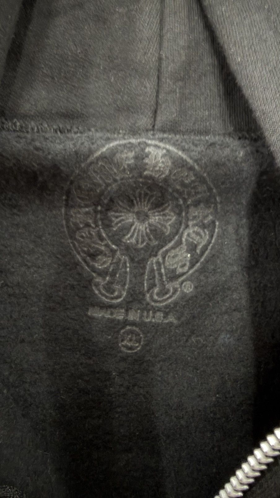 Chrome Hearts RARE! Chrome Hearts Scroll Zip-Up Hoodie Size US XL / EU 56 / 4 - 4 Thumbnail