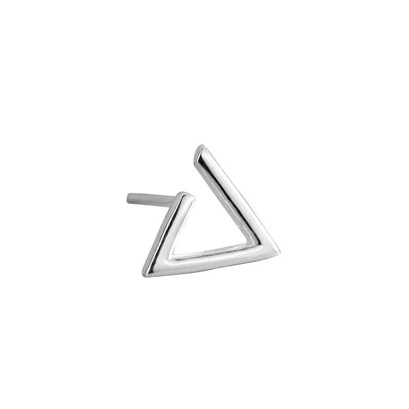 Jewelry × Sterling Silver One pairs Vibe Earrings Gothic Punk Chrome Jewelry Spike Size ONE SIZE - 6 Thumbnail