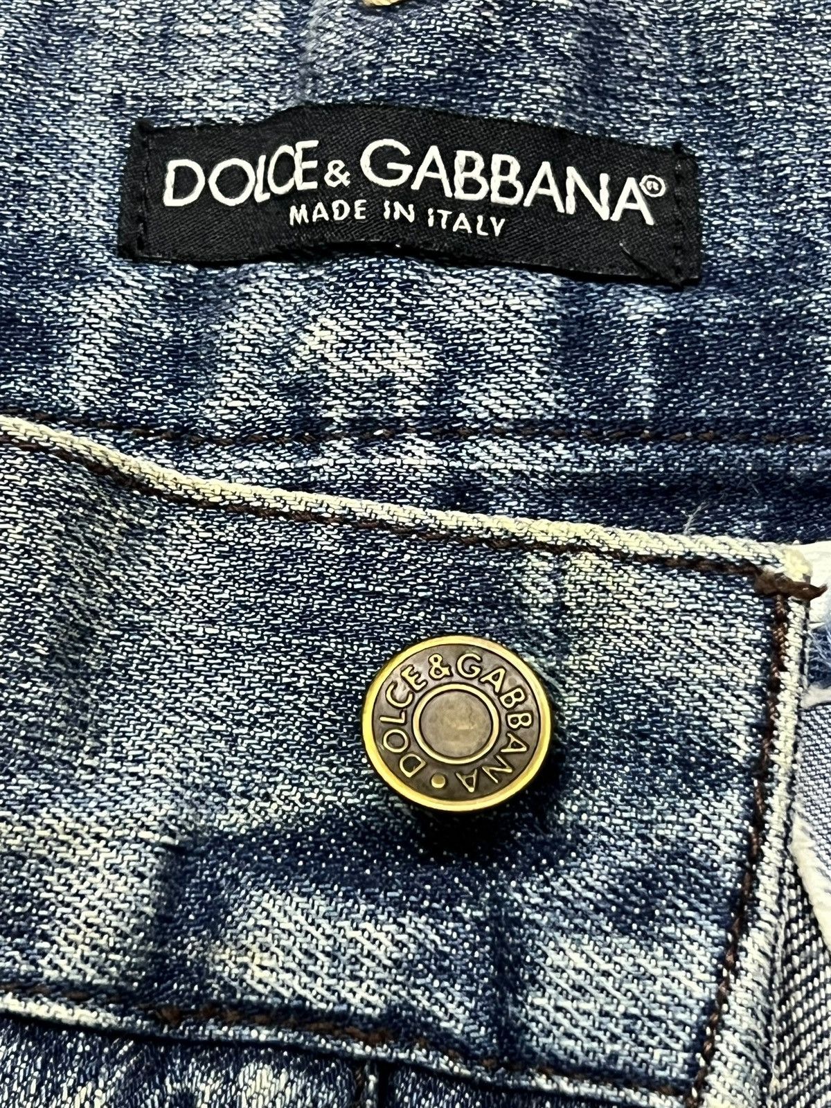 Dolce & Gabbana Vintage Dolce & Gabbana Italian Designer - Distressed Denim Size US 35 - 11 Thumbnail