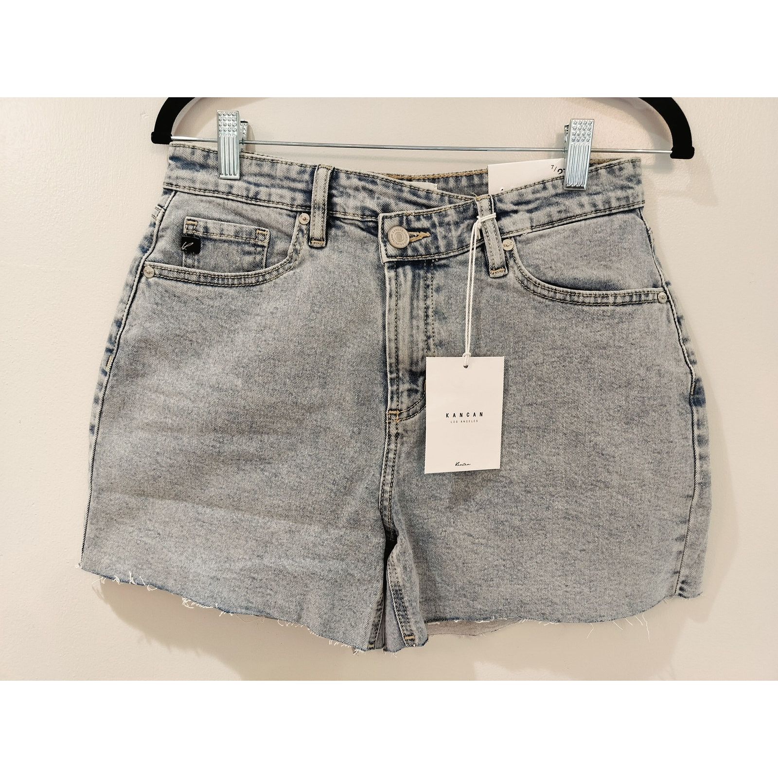 Other Kancan Light Wash High Rise Denim Shorts * Size 27" / US 4 / IT 40 - 1 Thumbnail