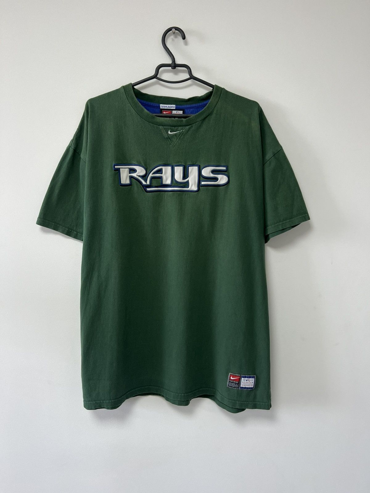 Nike Vintage 90's Tampa Bay Devil Rays Mlb T shirt Nike Team XXL Size US XXL / EU 58 / 5 - 1 Thumbnail