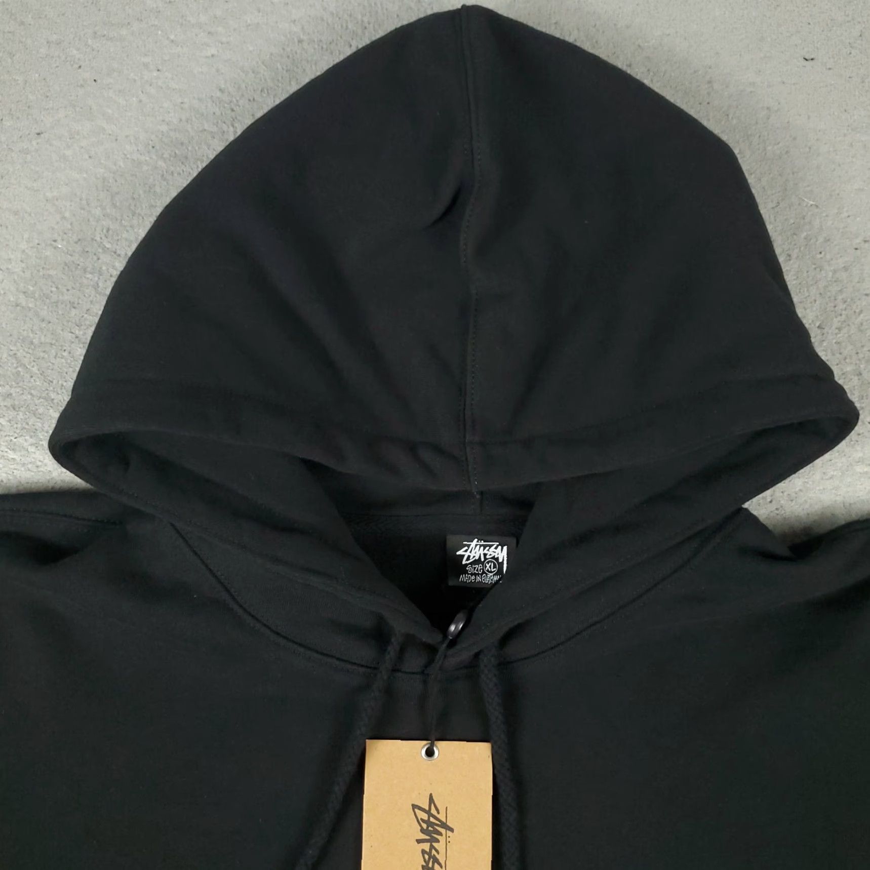 Vintage Stussy Sweater Mens Size XL Black Pullover Hoodie Long Sleeve Size US XL / EU 56 / 4 - 3 Thumbnail