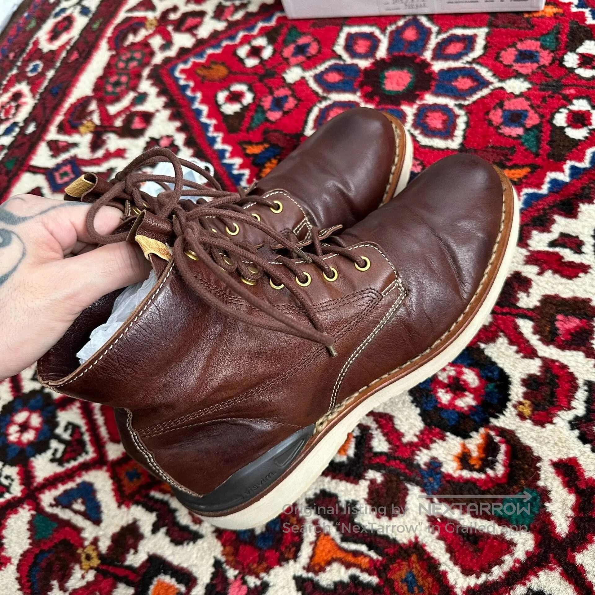 Visvim visvim Virgil Brown Kangaroo Leather Boots. Size US 9 / EU 42 - 7 Thumbnail
