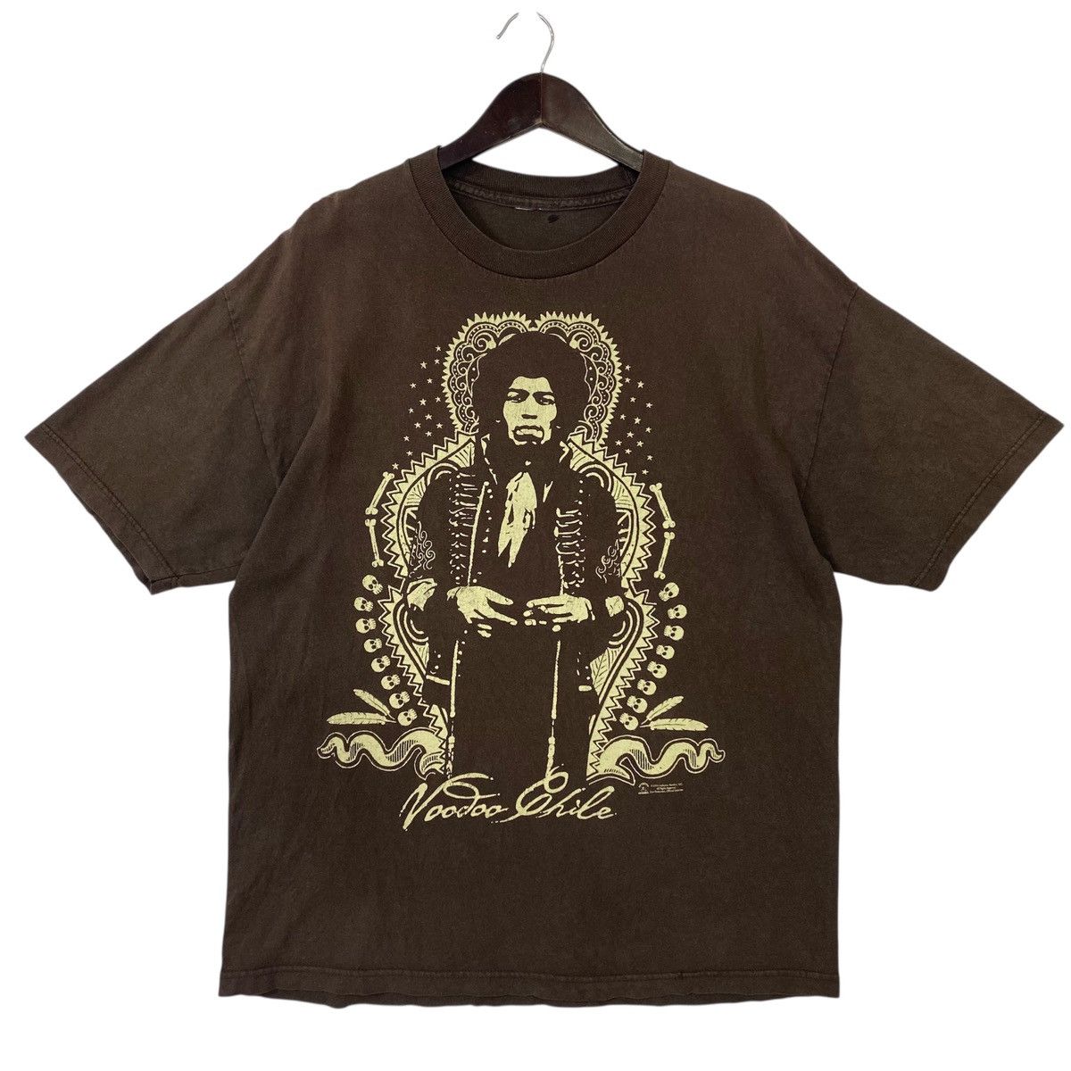 Band Tees 💥VINTAGE JIMI HENDRIX rock blues singer zion 2005 tee shirt Size US XL / EU 56 / 4 - 1 Thumbnail