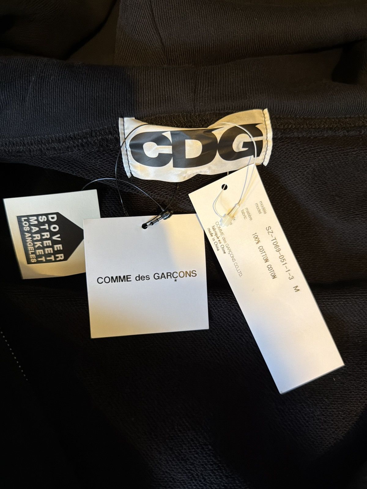 CDG by Comme des Garcons Cdg comme des garcons black white zip up medium Size US M / EU 48-50 / 2 - 5 Thumbnail