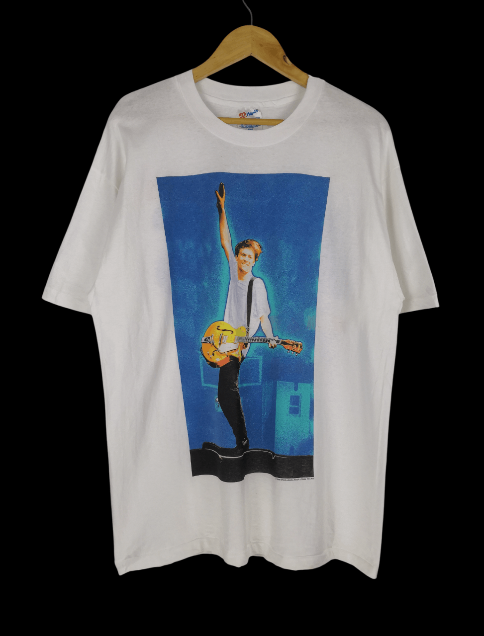 Band Tees Vintage 90s Bryan Adams T-Shirt Band Tee Tour 1995 Size US XL / EU 56 / 4 - 1 Thumbnail