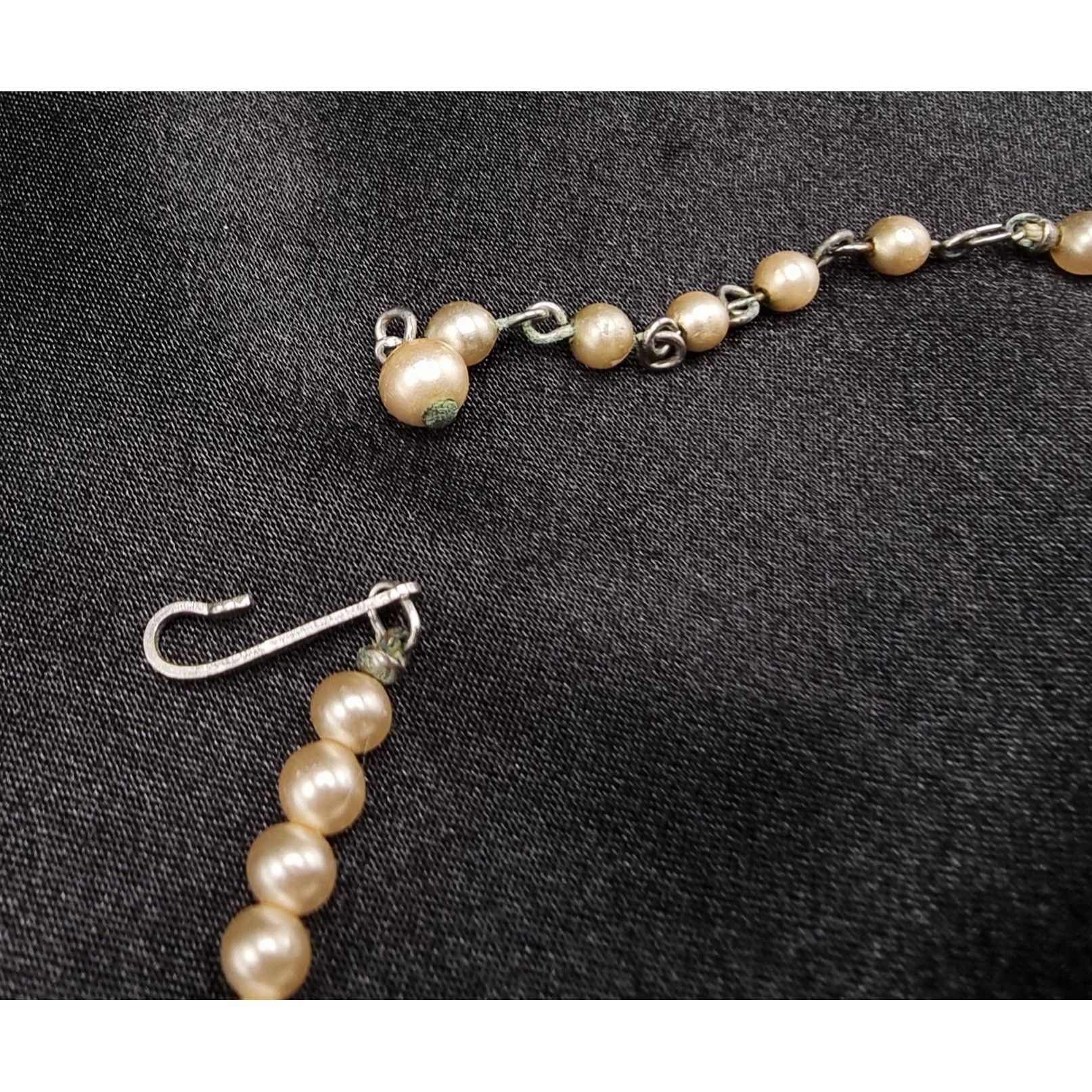 Vintage Vintage 1940s-1960s Faux Pearl Choker Necklace Size ONE SIZE - 6 Thumbnail