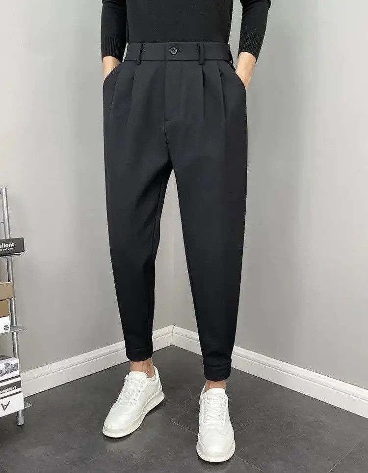 Japanese Brand × Vintage Casual Pants Elastic Waist Trousers Streetwear Size US 32 / EU 48 - 2 Thumbnail