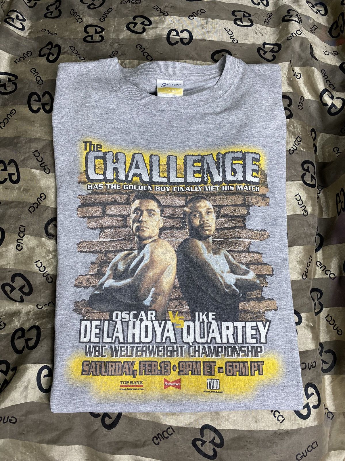 Vintage Vintage 00’ Oscar de La Hoya Boxing Tee Shirt XLarge Size US XL / EU 56 / 4 - 2 Thumbnail