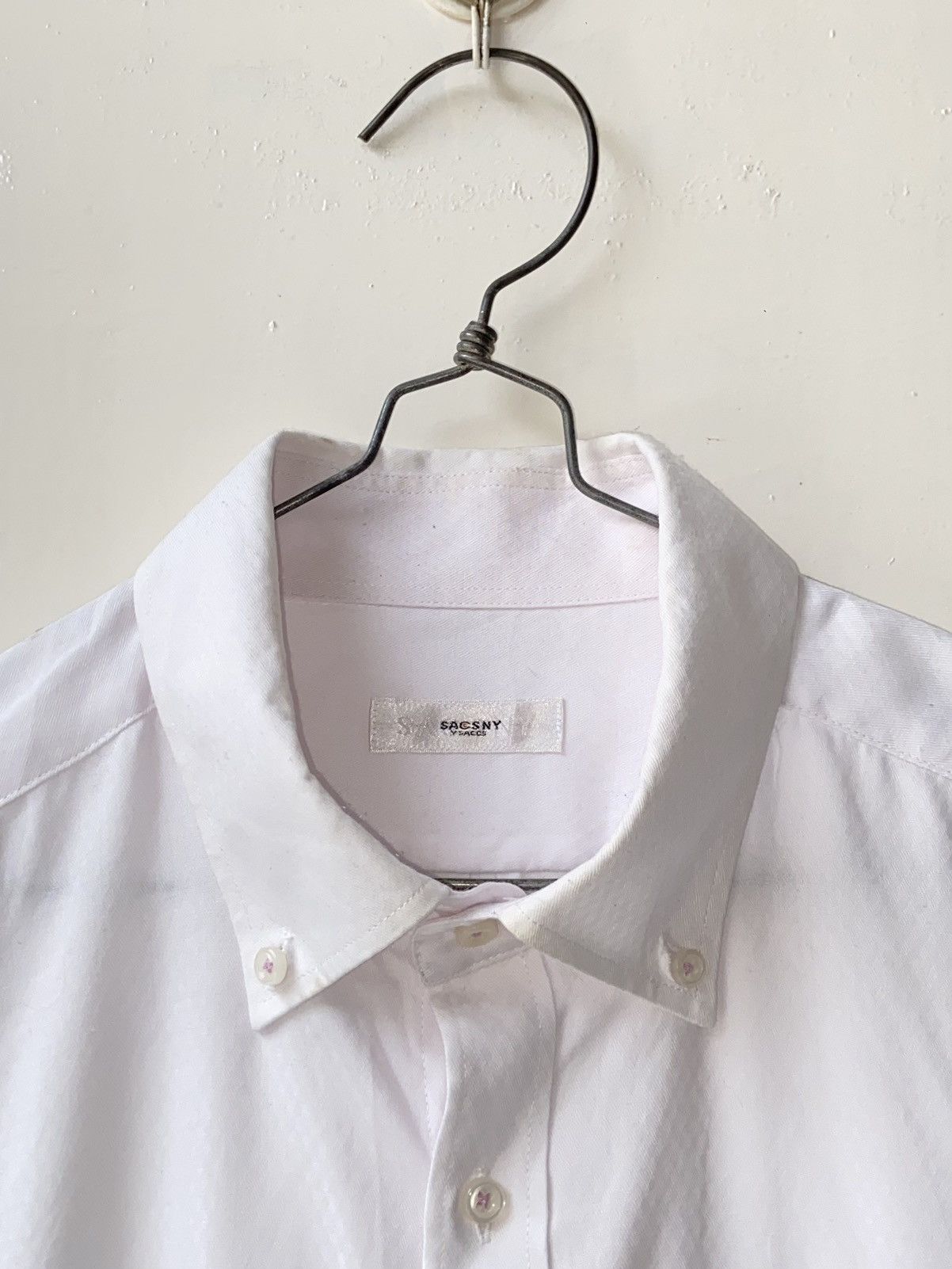 Designer × Japanese Brand × Yohji Yamamoto SACSNY Y’SACCS White Shirt Size US L / EU 52-54 / 3 - 13 Thumbnail