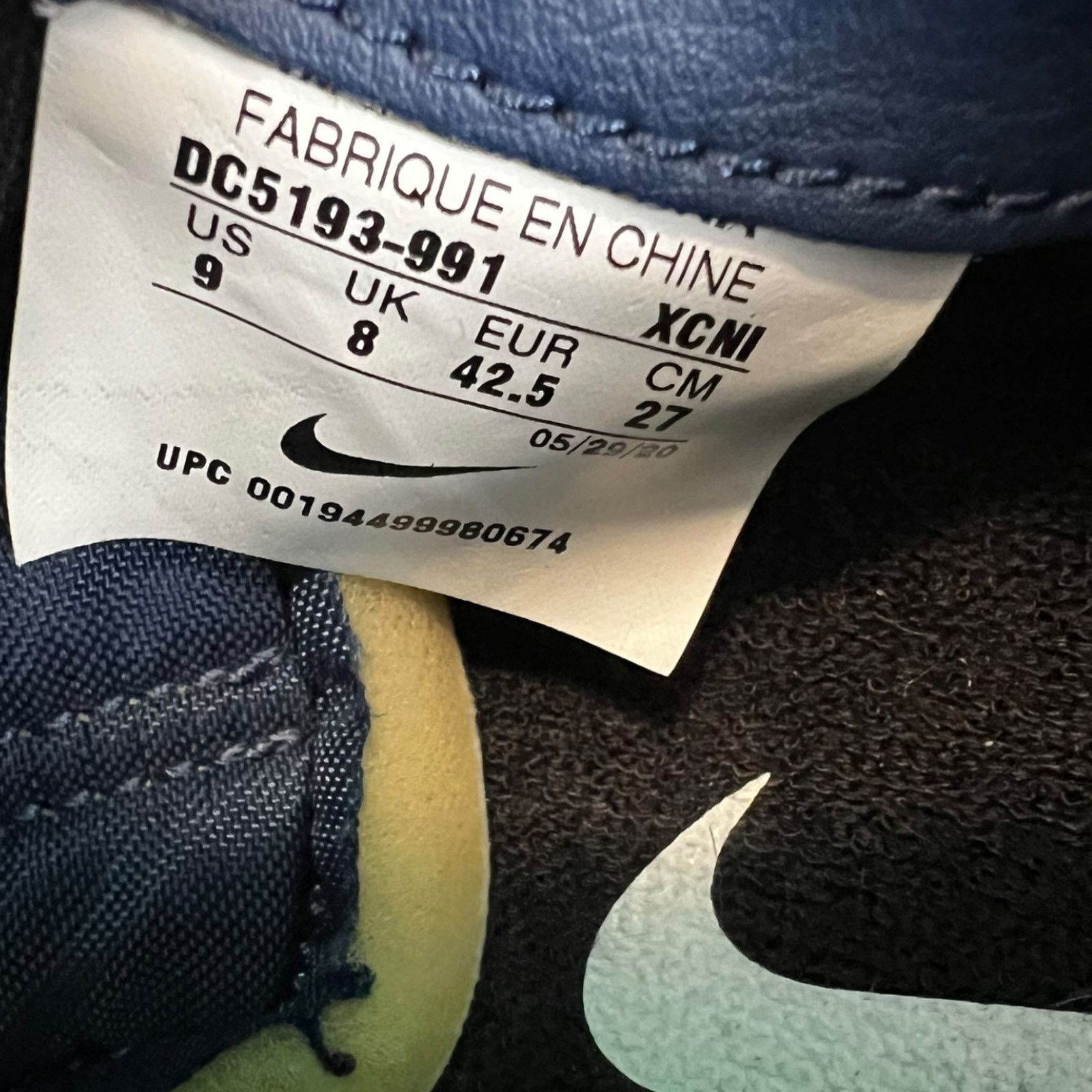 Nike Nike Blazer Midnight Blue Mens 9 Custom OBX Low Top Sneakers Size US 9 / EU 42 - 9 Thumbnail