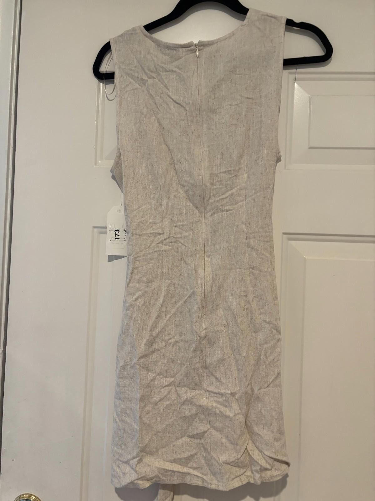 Sage Womens Sadie and Sage beige cotton dress sz S NWTags #192 Size S / US 4 / IT 40 - 2 Thumbnail