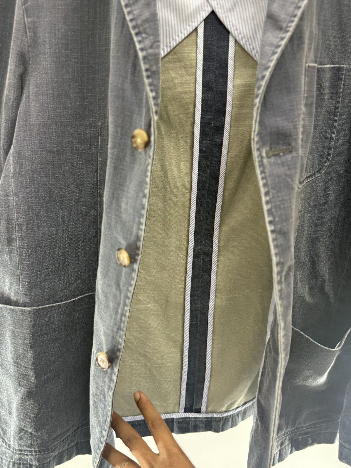 Vintage 🔥 Vintage Denim Bruno De Angelis Amekaji Chore Jacket - L Size US M / EU 48-50 / 2 - 14 Thumbnail
