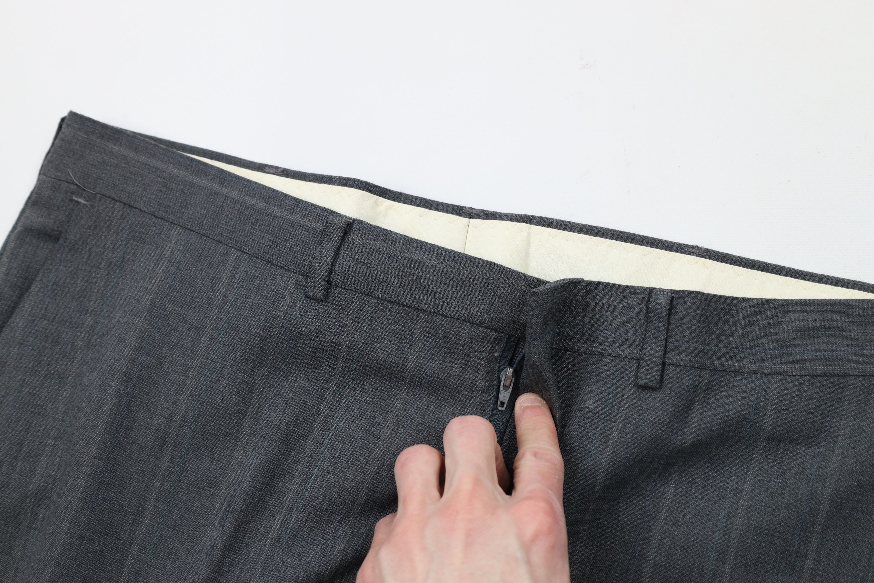 Vintage Vintage 90s Streetwear Striped Wide Leg Chino Pants USA Size US 38 / EU 54 - 6 Thumbnail