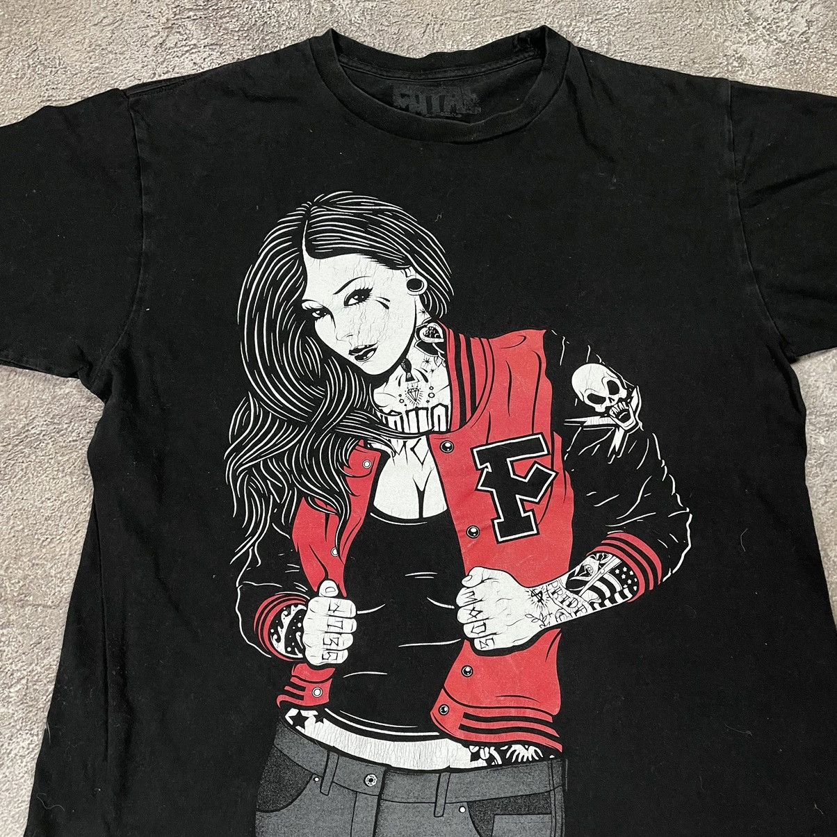 Vintage Vintage Y2K ADULT JACKET FUNNY Tee SEXY GIRL L Size US L / EU 52-54 / 3 - 4 Thumbnail