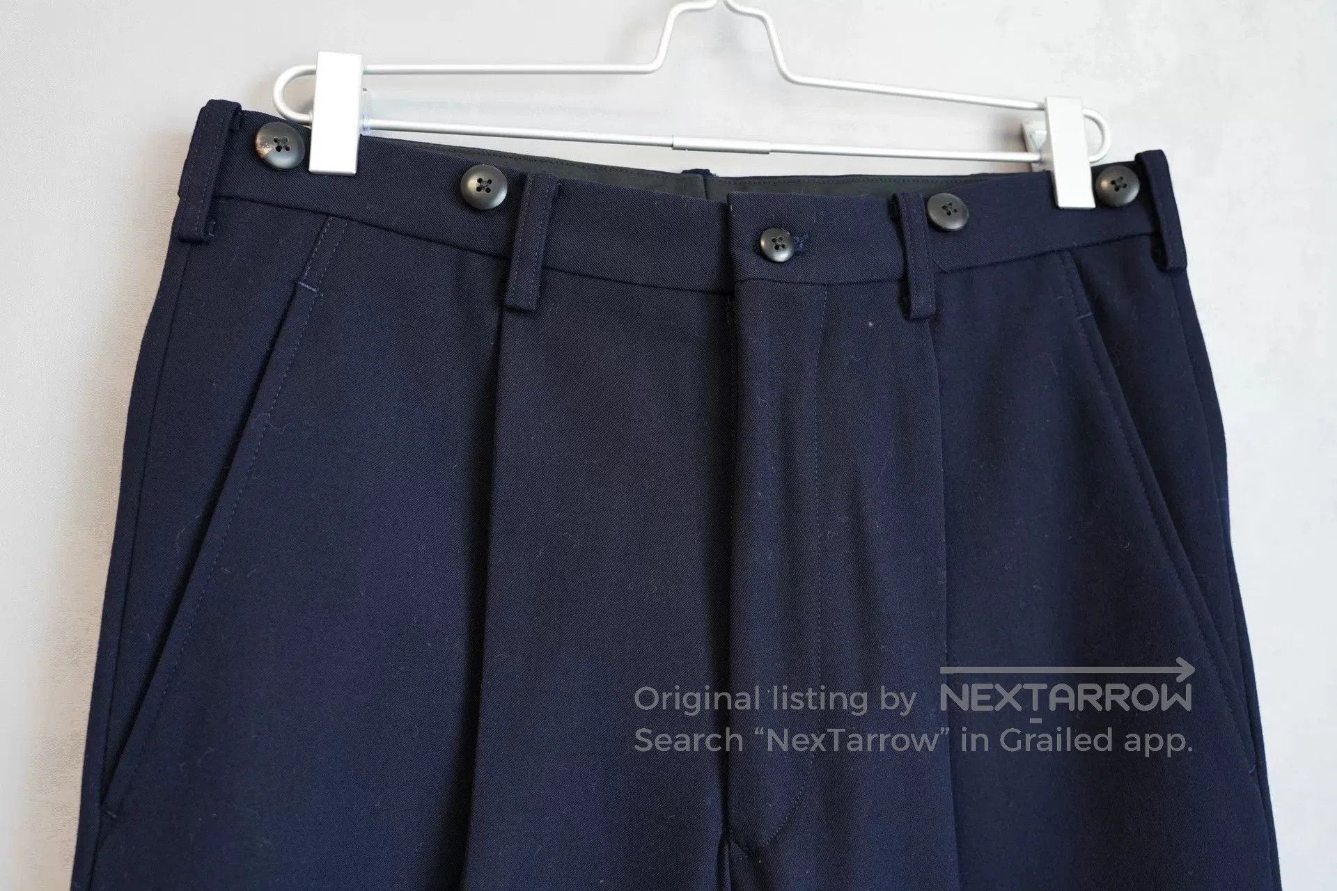 Yohji Yamamoto Yohji Yamamoto 88AW Straight Wool Pants. Size US 26 / EU 42 - 3 Thumbnail