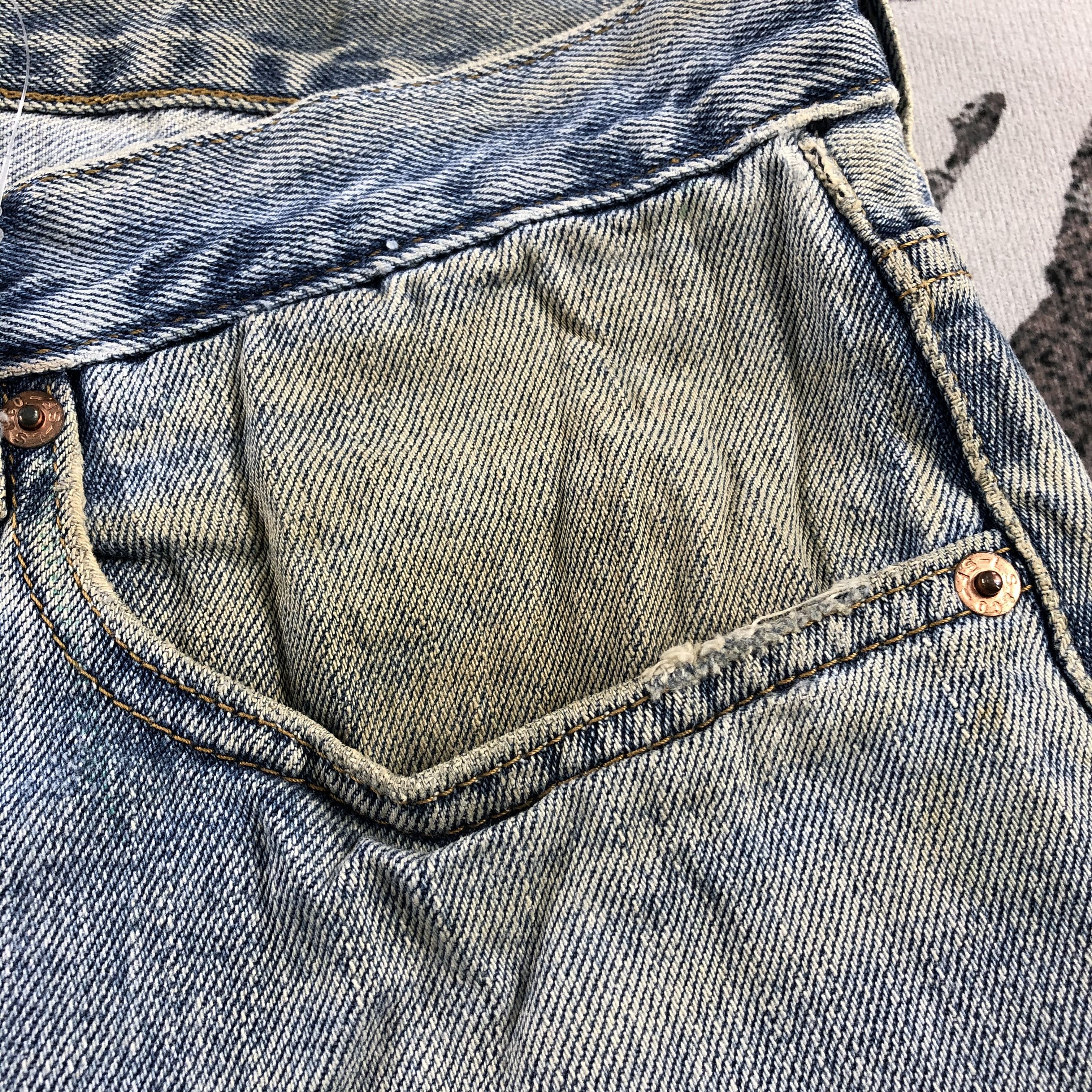 Levi's Vintage Levis 505 Jeans Dirty Medium Wash KJ1104 Size US 34 / EU 50 - 10 Thumbnail